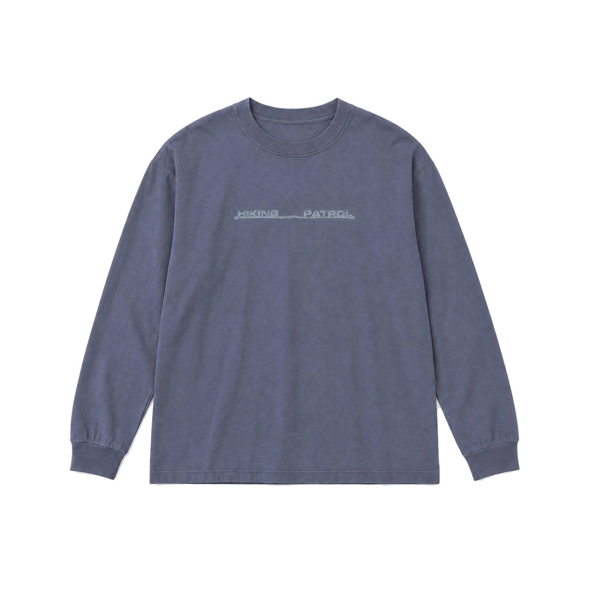 Ink Drip Long Sleeve T-Shirt - Grey-Hiking Patrol-W2 Store