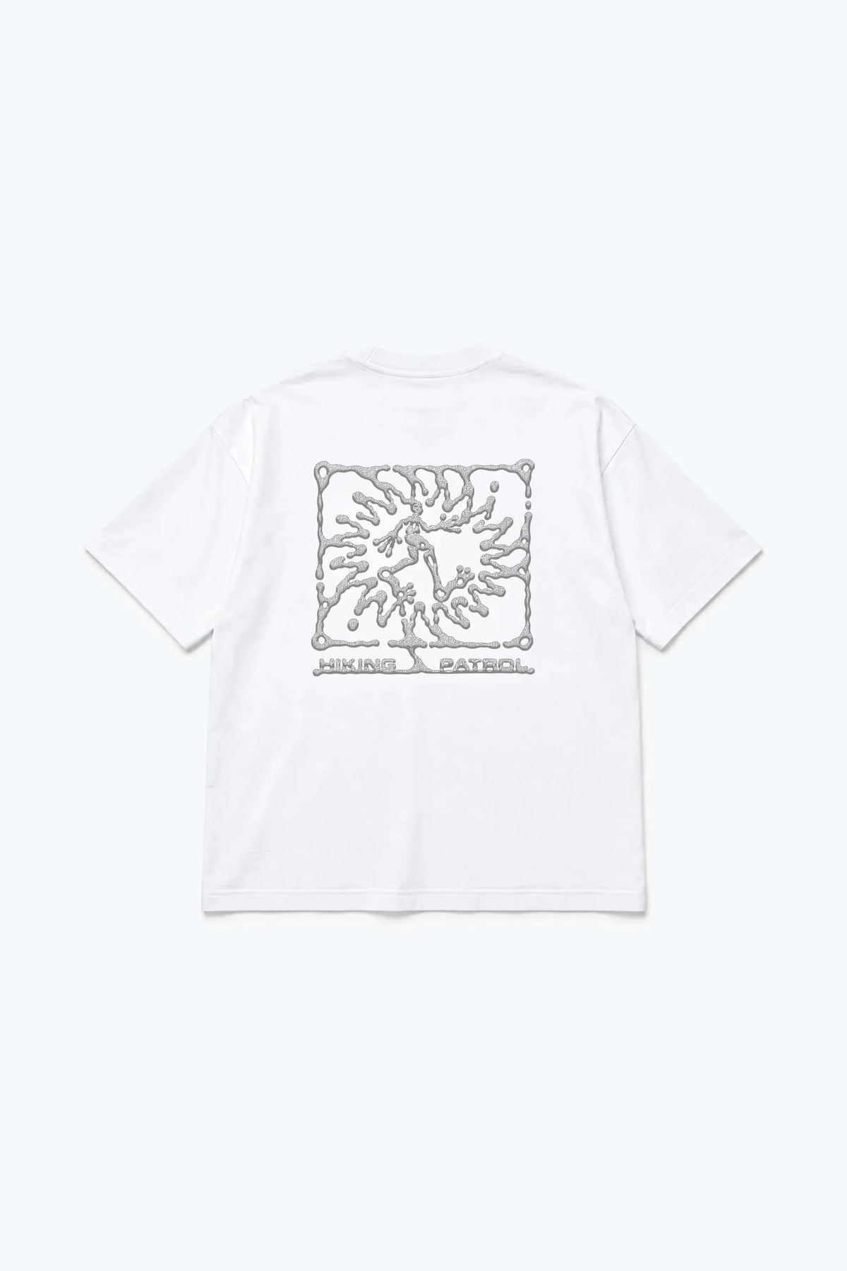 Ink Drop Short Sleeve T-Shirt - White-Hiking Patrol-W2 Store