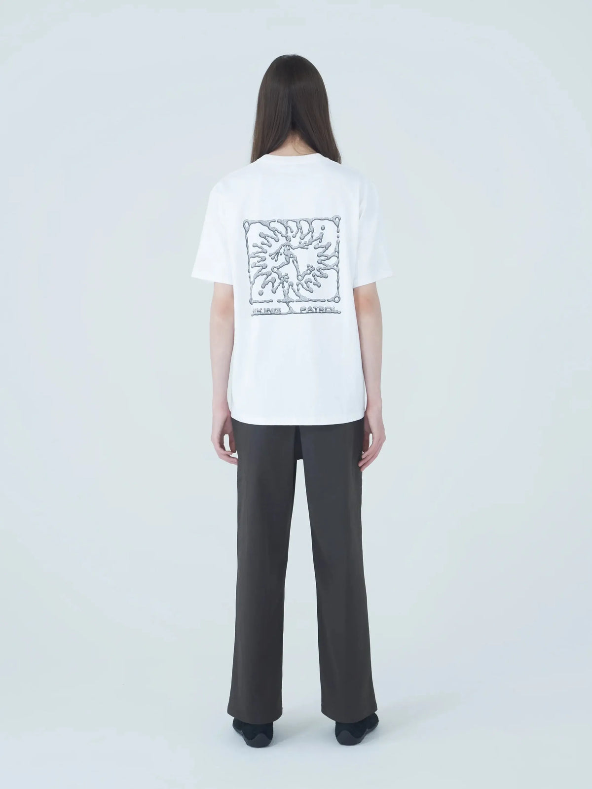 Ink Drop Short Sleeve T-Shirt - White-Hiking Patrol-W2 Store