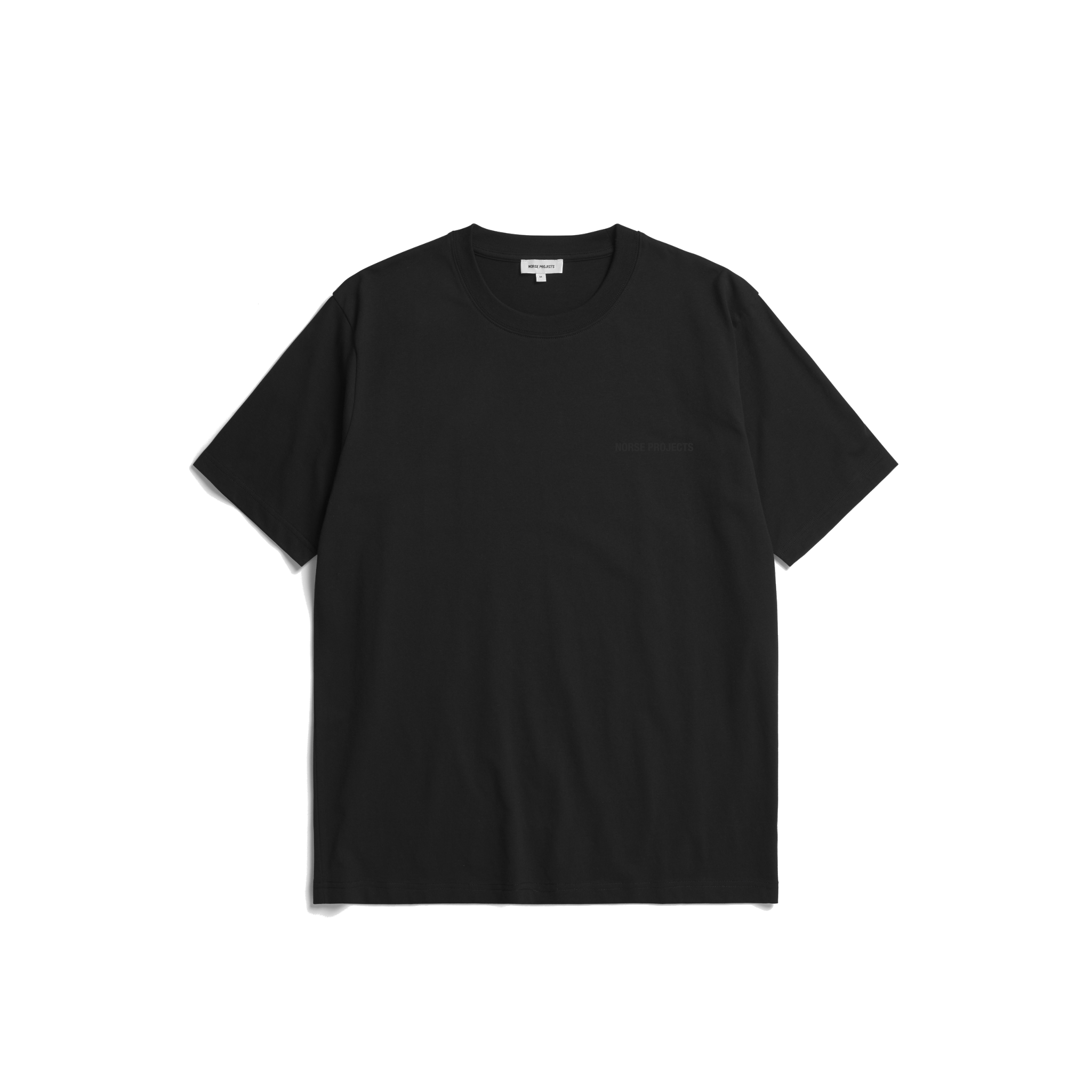Johannes Organic Norse Logo Print T-shirt - Black-Norse Projects-W2 Store