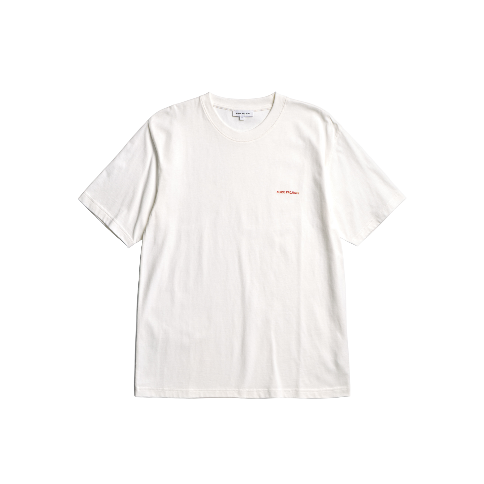 Johannes Organic Norse Logo Print T-shirt - White-Norse Projects-W2 Store
