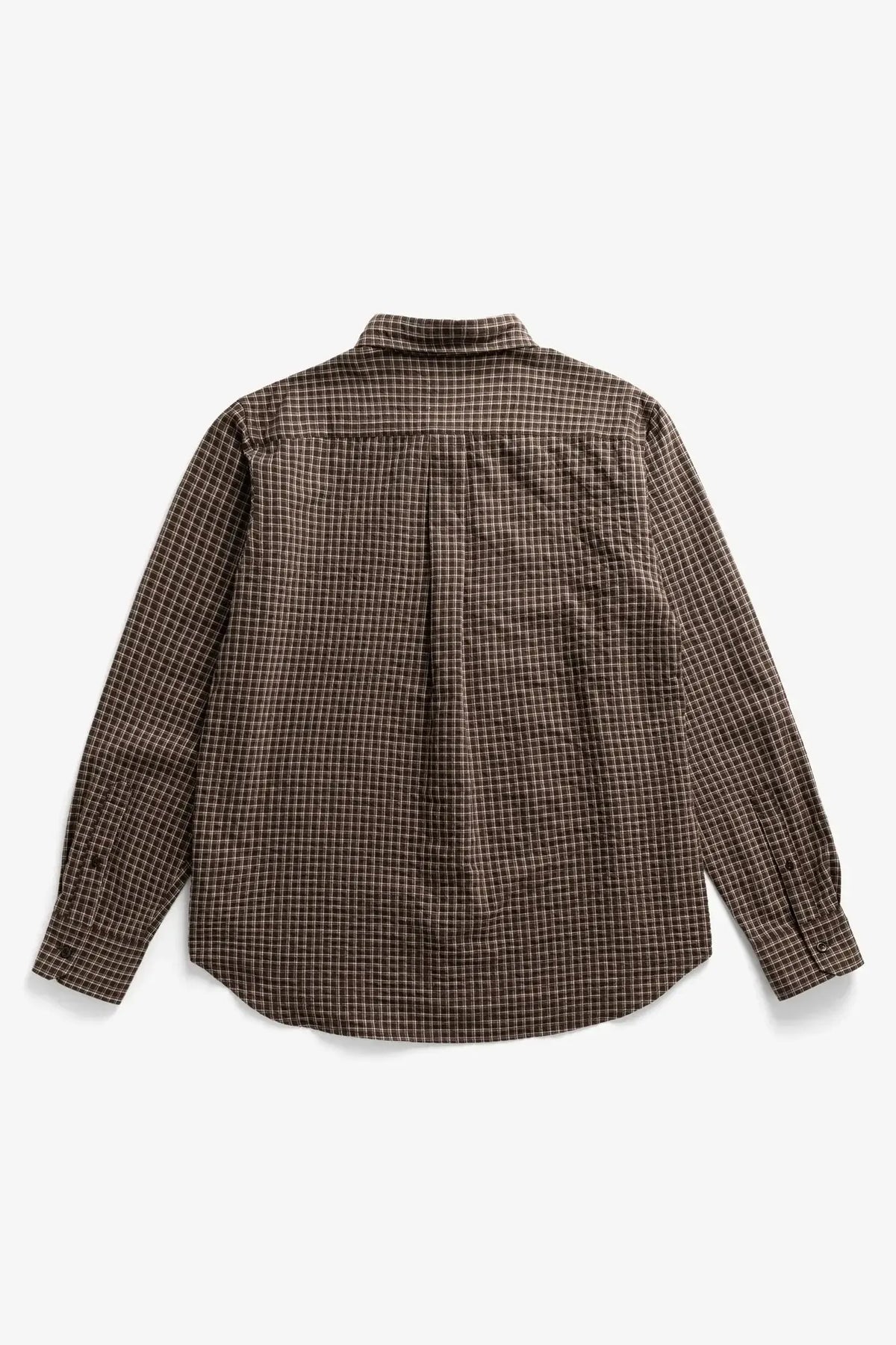 Kongshoved Check Relaxed Shirt - Delicioso Brown-Norse Projects-W2 Store