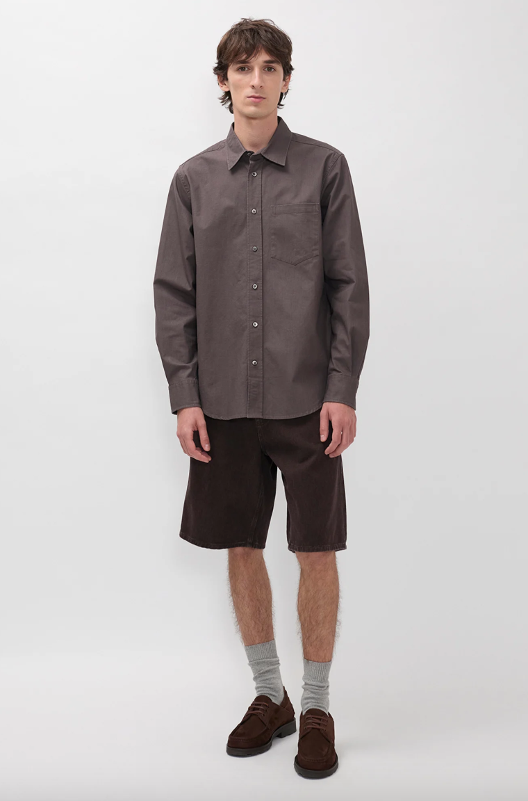 Korshavn Relaxed 5 Pocket Resist Dyed Twill Short - Shale-Norse Projects-W2 Store
