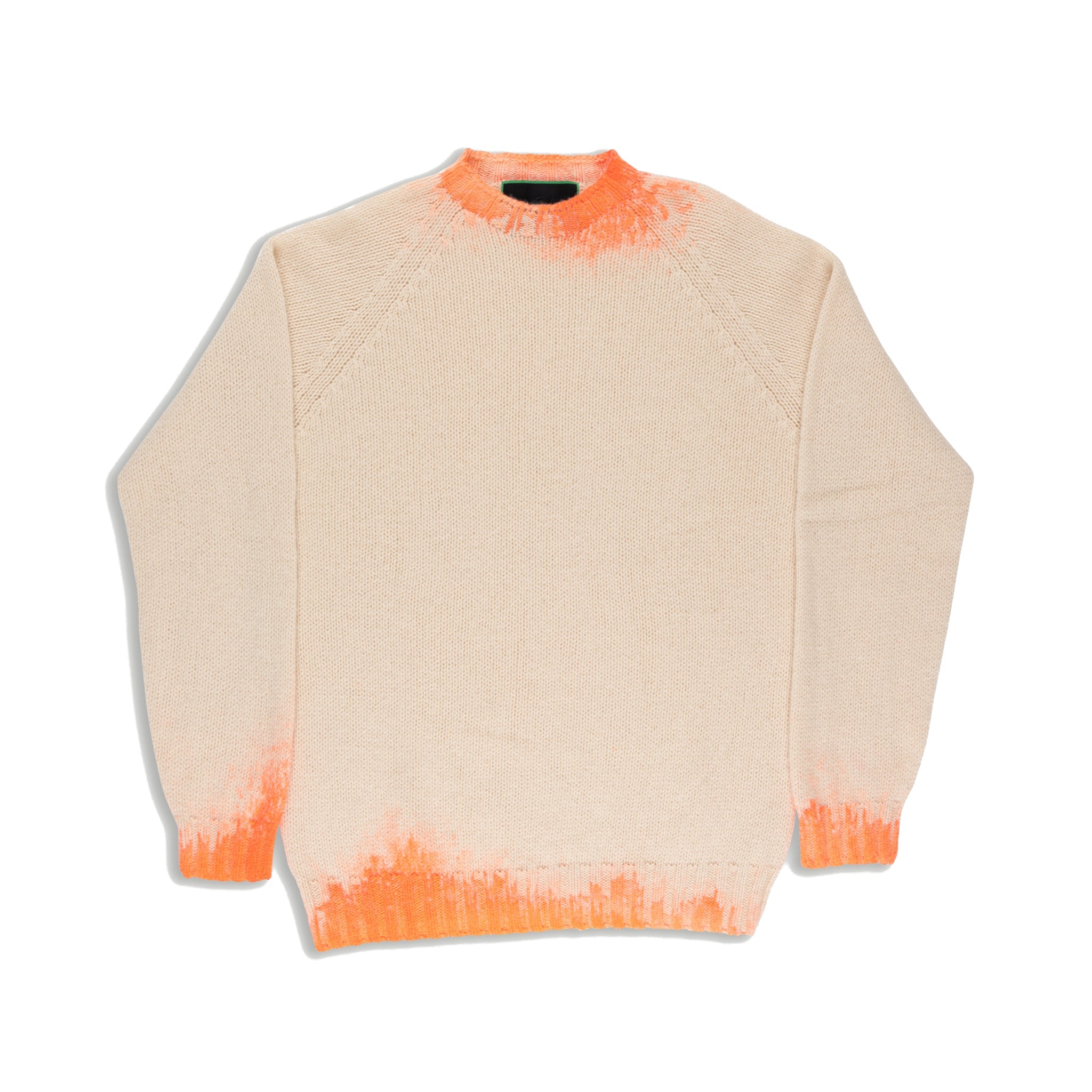 La Fetiche Barney Sweater - Ecru/Orange-La Fetiche Archive-W2 Store