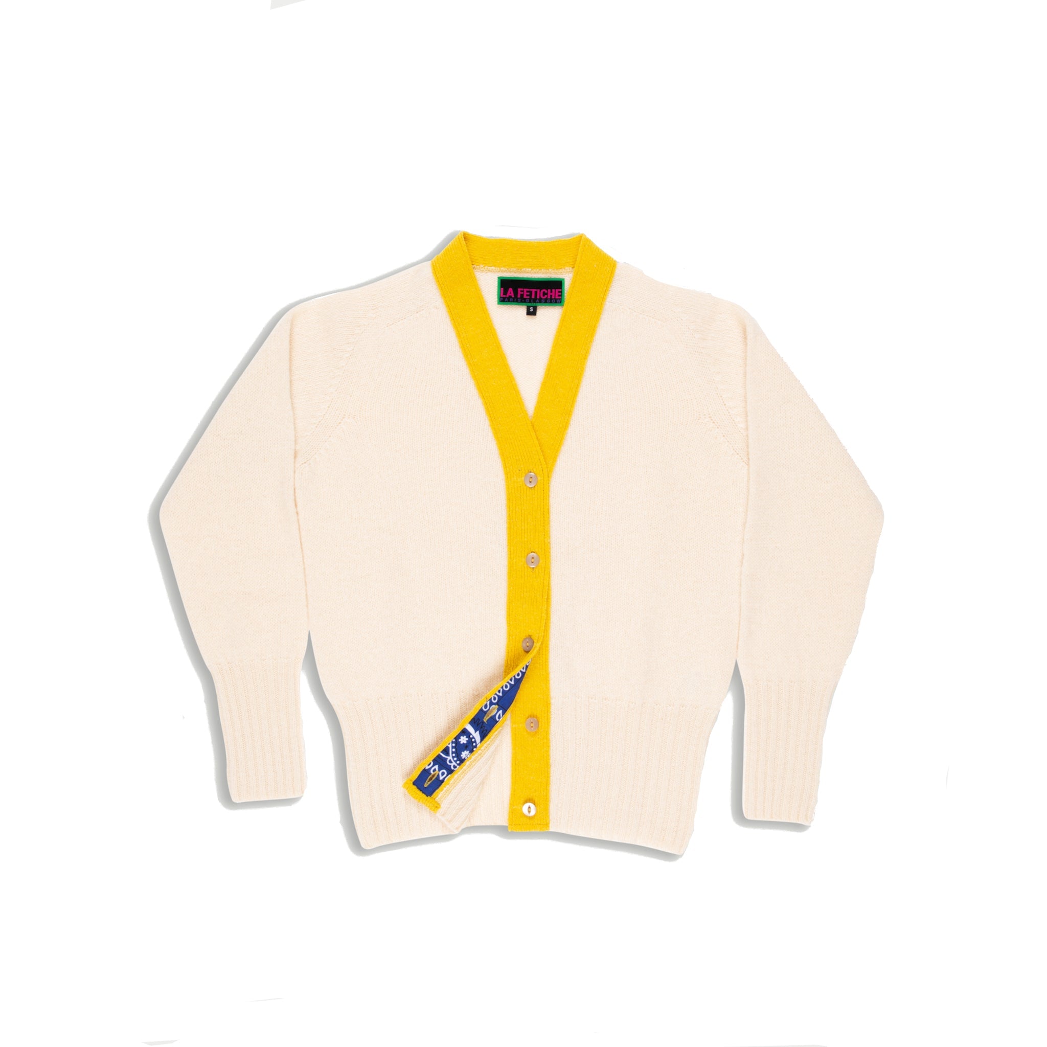 La Fetiche Jordan Cardigan - Ecru-La Fetiche Archive-W2 Store