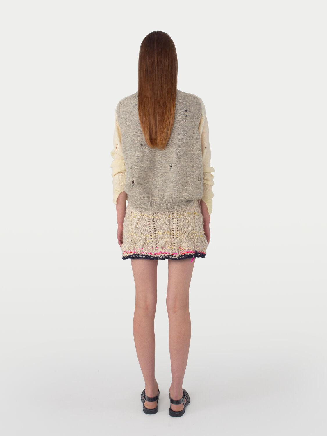 La Fetiche Millie Sweater - Ecru-La Fetiche Archive-W2 Store