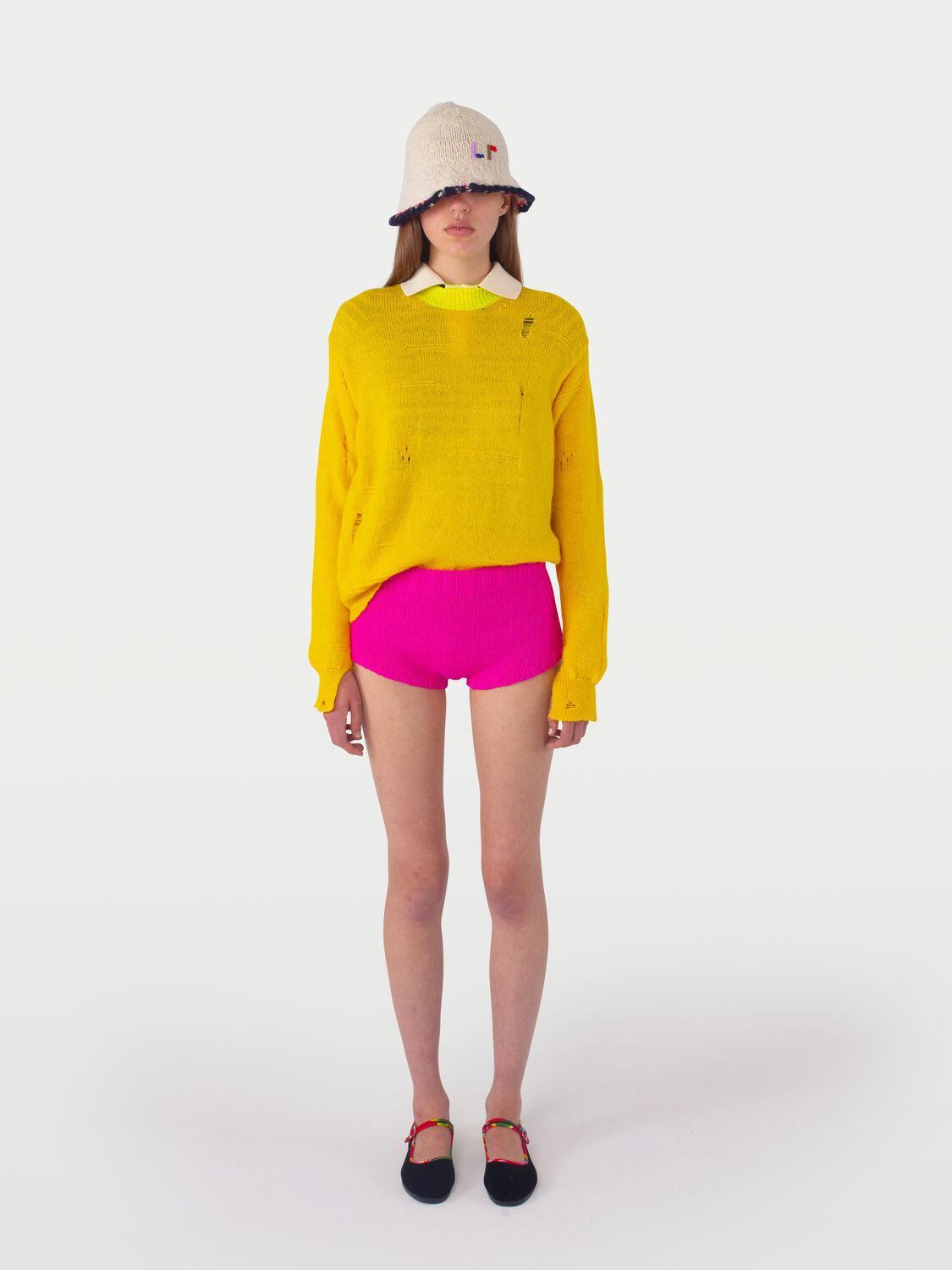 La Fetiche Millie Sweater - Yellow-La Fetiche Archive-W2 Store