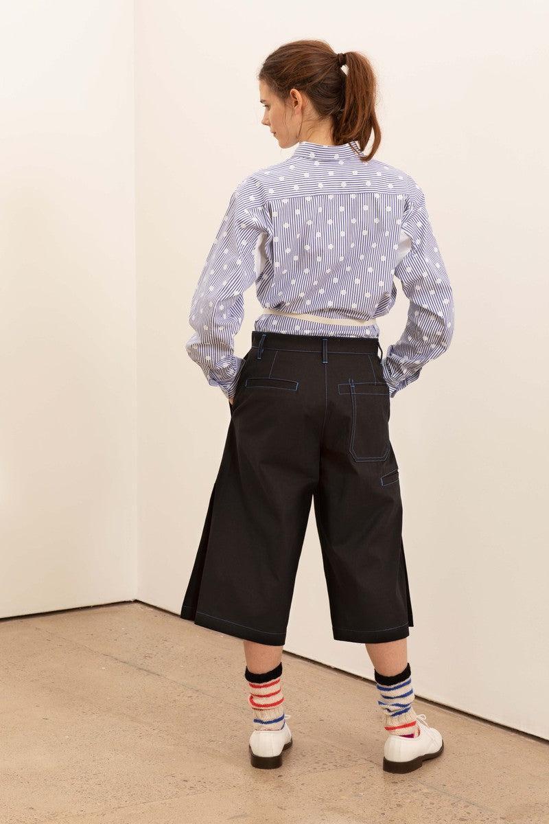 La Fetiche Nico Shirt - Blue Stripe-La Fetiche Archive-W2 Store