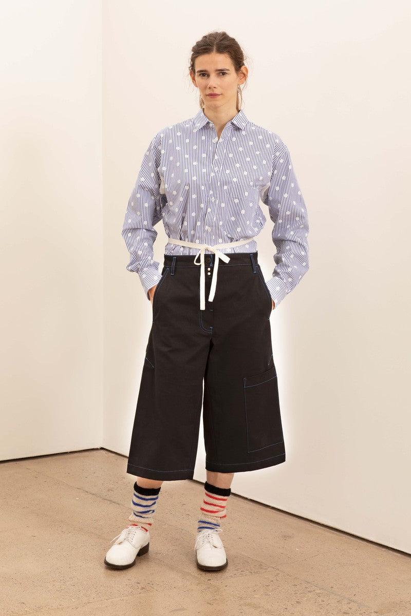 La Fetiche Nico Shirt - Blue Stripe-La Fetiche Archive-W2 Store