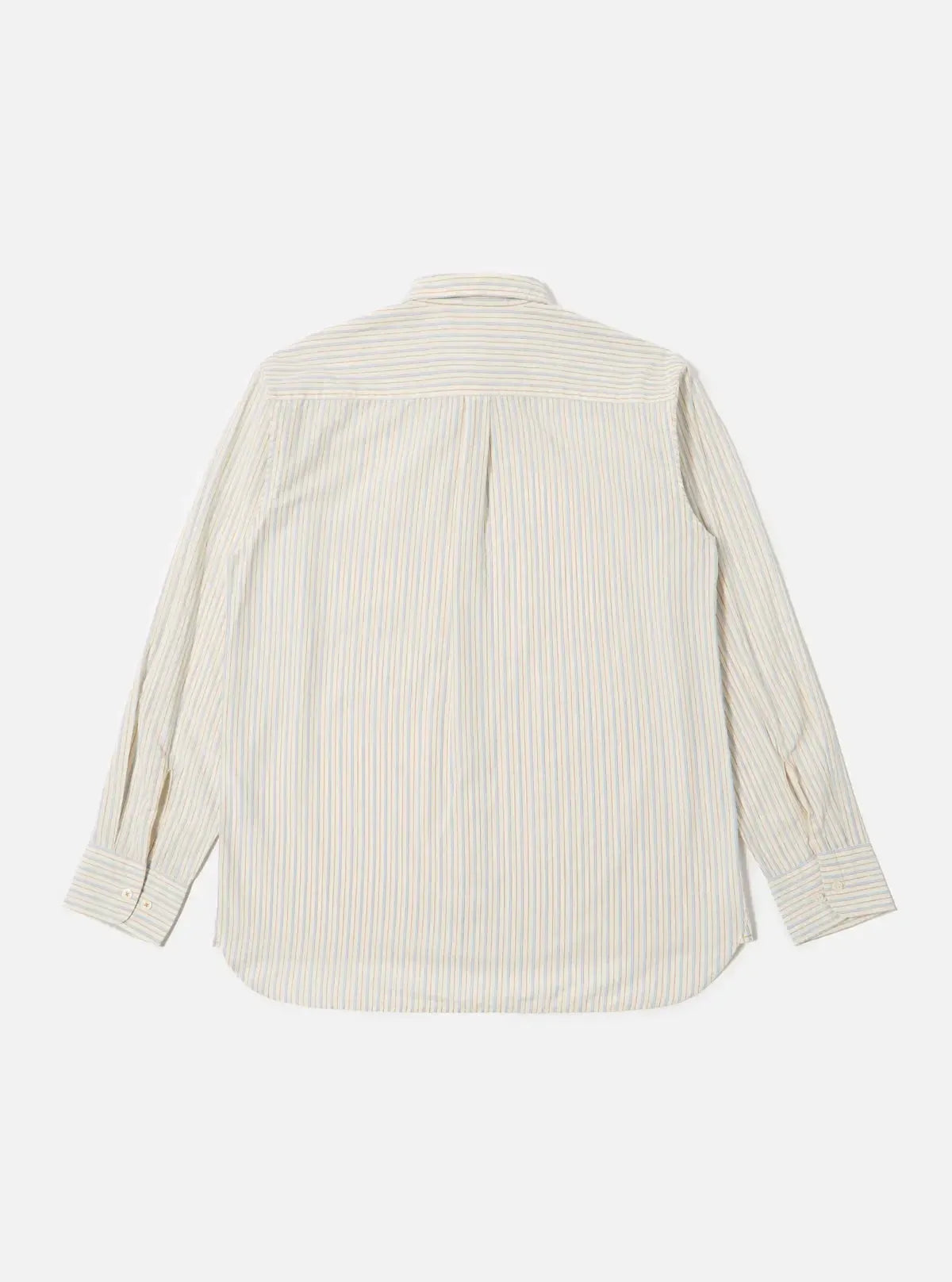Lazy Day Shirt Pop Stripe One - Ecru-Universal Works-W2 Store