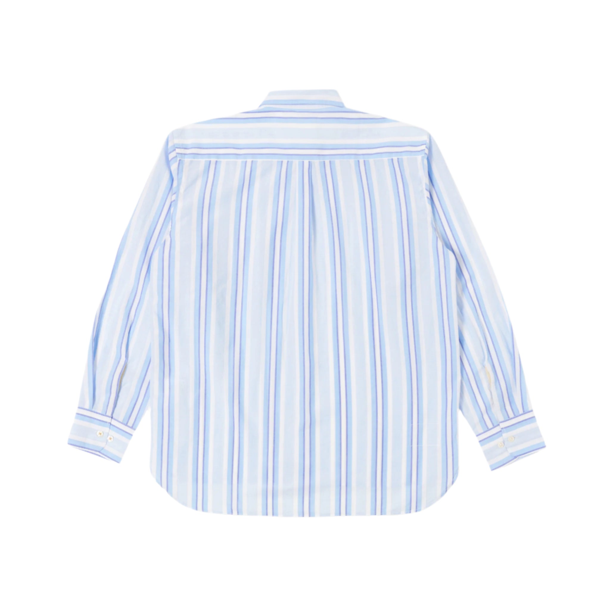 Lazy Day Shirt Pop Stripe Two - White/Blue-Universal Works-W2 Store