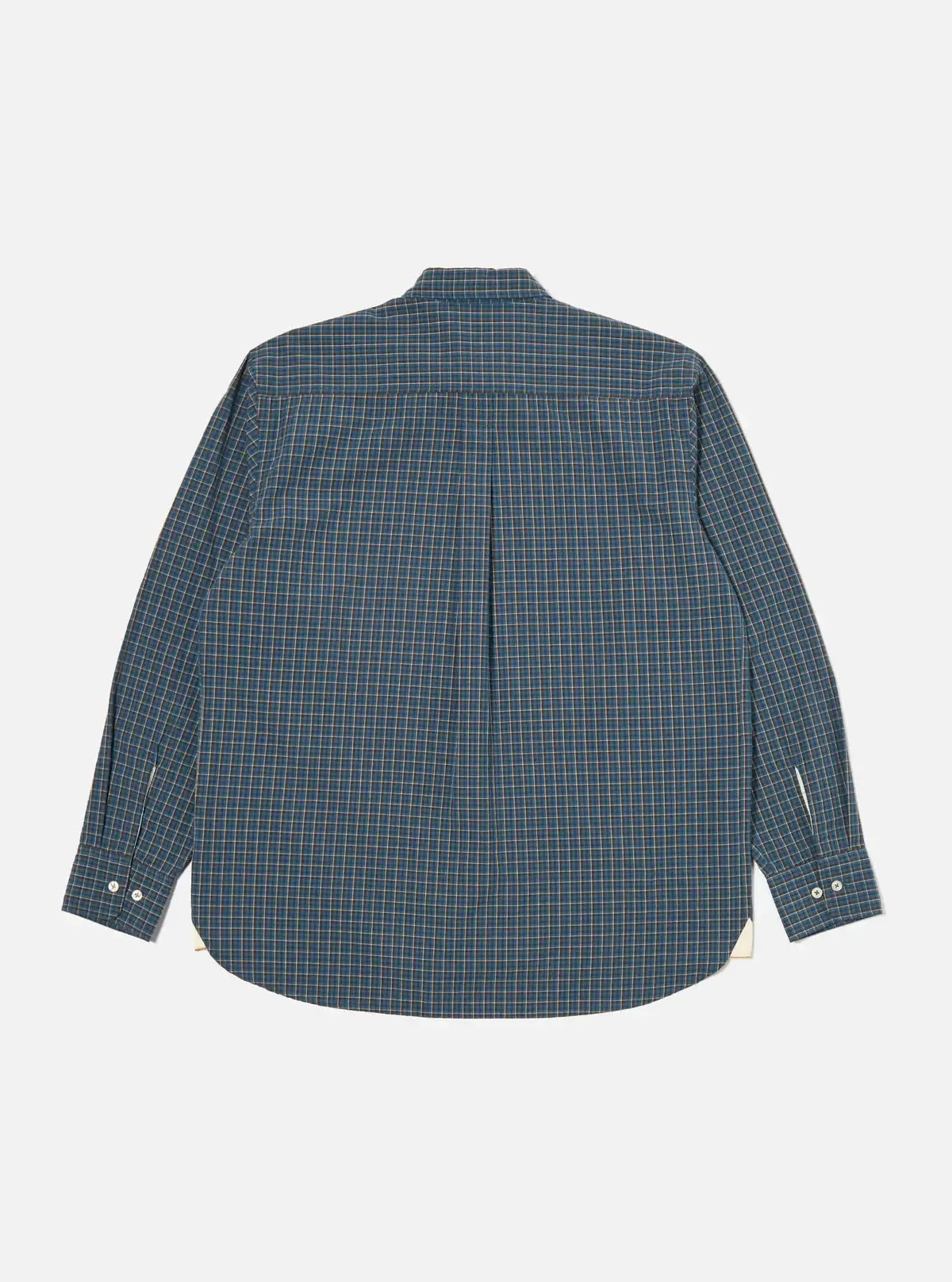 Lazy Day Shirt Shiro Check - Blue-Universal Works-W2 Store