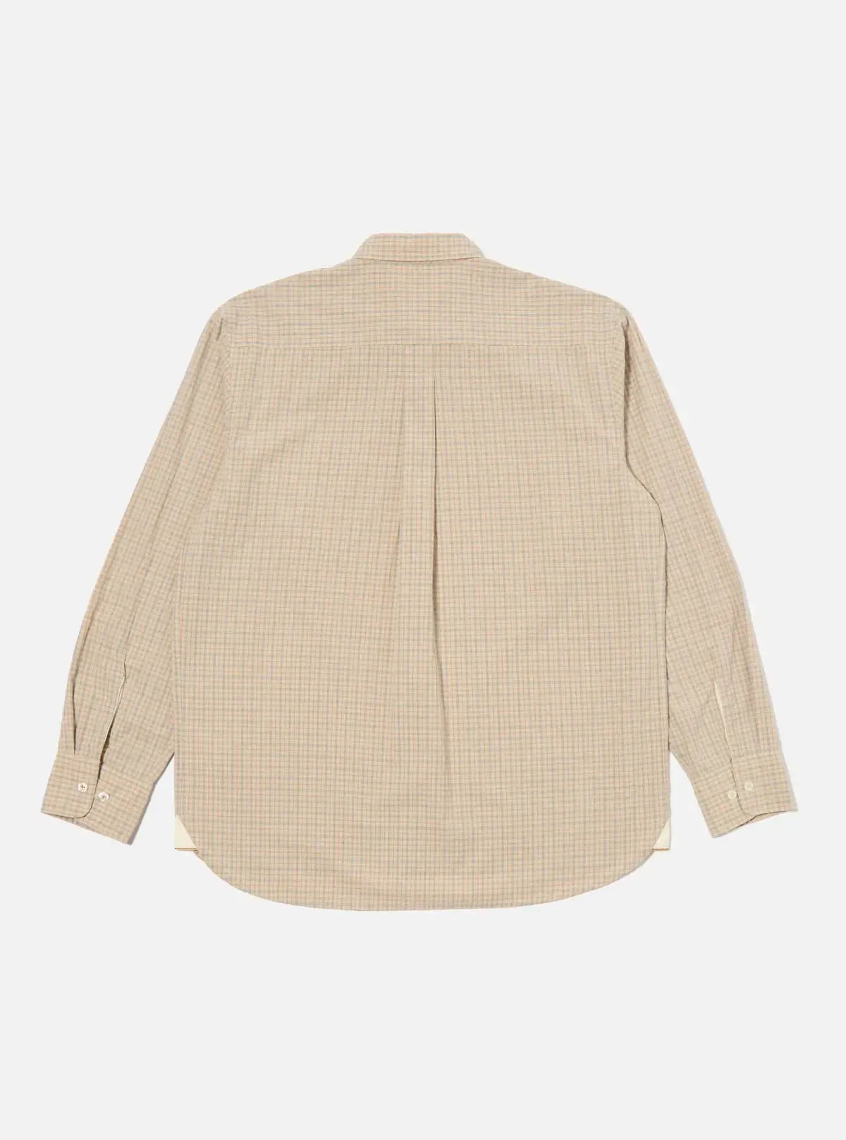 Lazy Day Shirt Shiro Check - Fawn-Universal Works-W2 Store