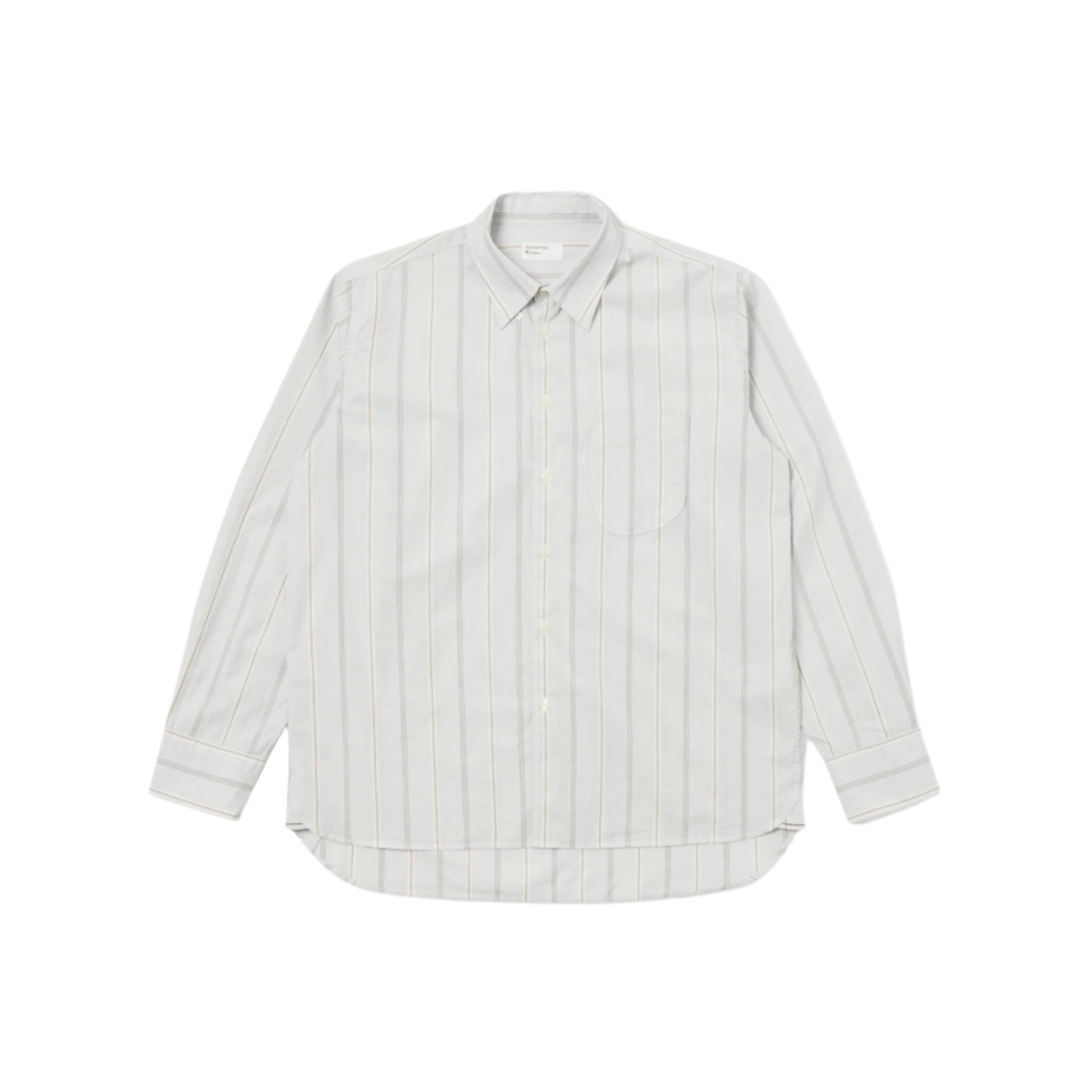 Lazy Day Shirt Sydney Stripe - Ecru-Universal Works-W2 Store