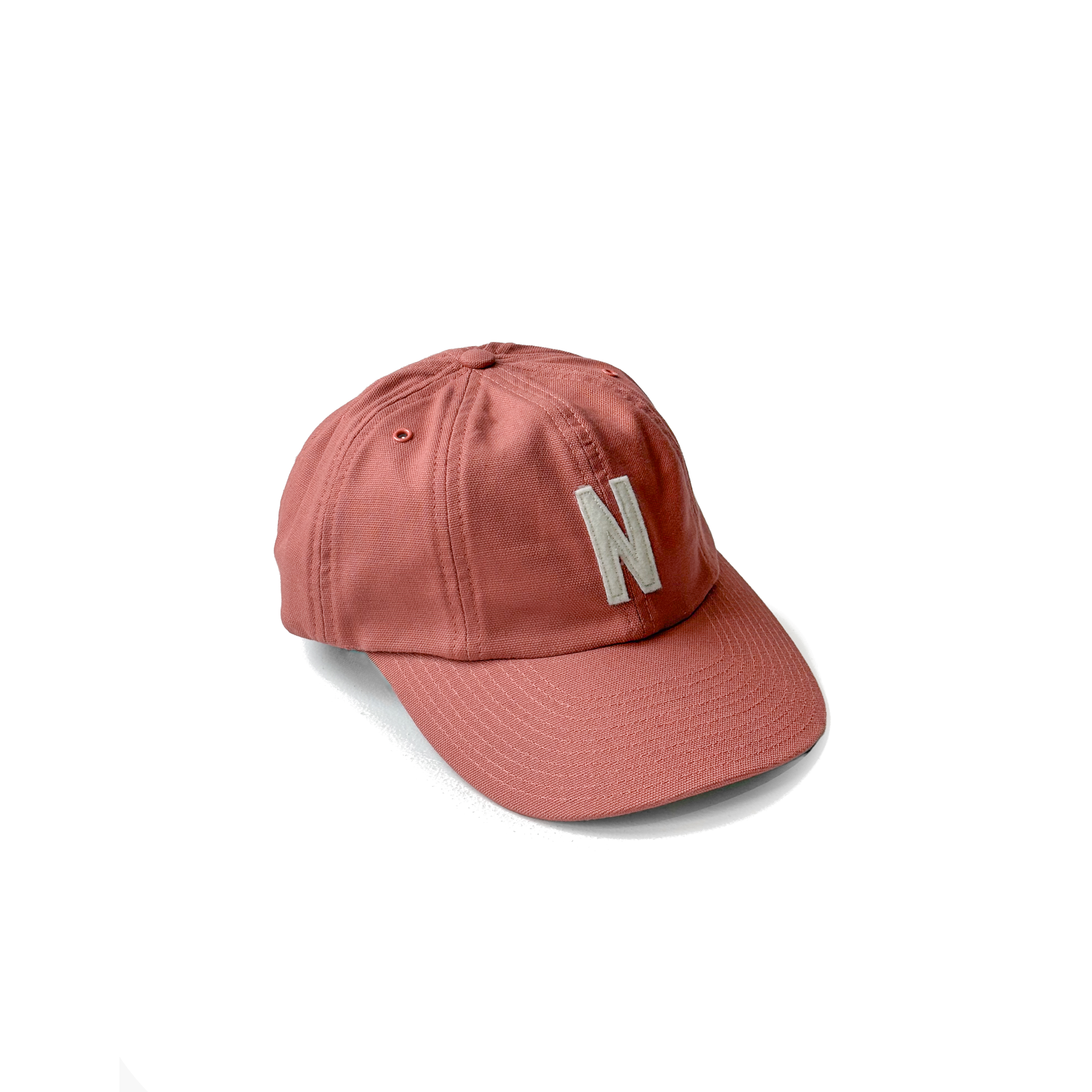 Light Canvas Felt N 8 Panel Cap - Cowhide-Norse Projects-W2 Store