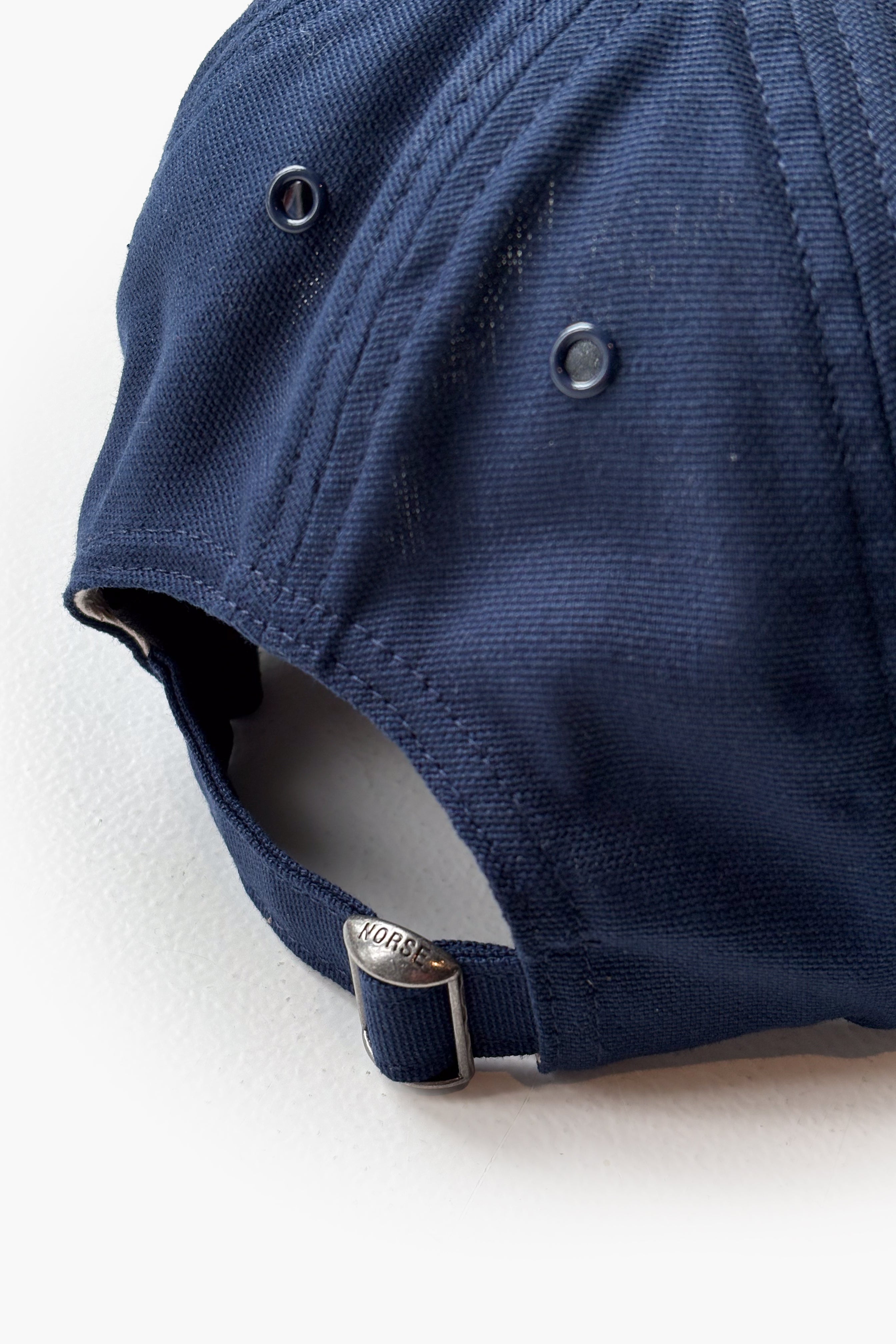 Light Canvas Felt N 8 Panel Cap - Dark Navy-Norse Projects-W2 Store