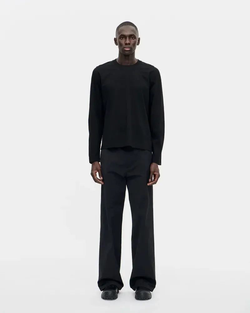 Long Sleeve Seam Tee Organic - Black-Berner Kühl-W2 Store