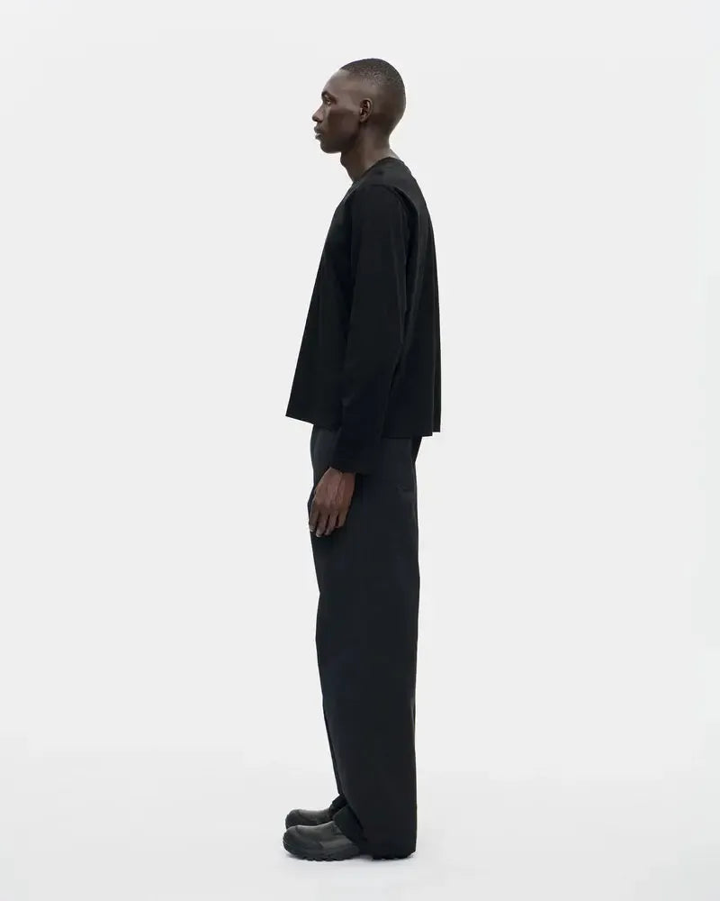 Long Sleeve Seam Tee Organic - Black-Berner Kühl-W2 Store
