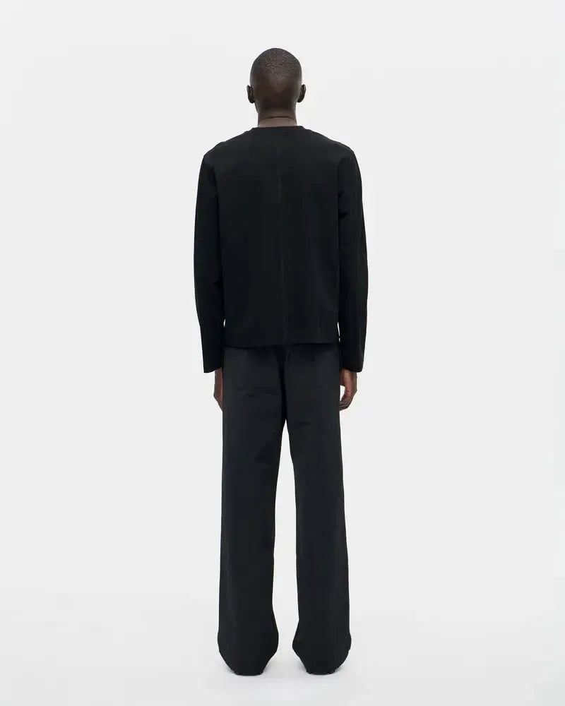 Long Sleeve Seam Tee Organic - Black-Berner Kühl-W2 Store
