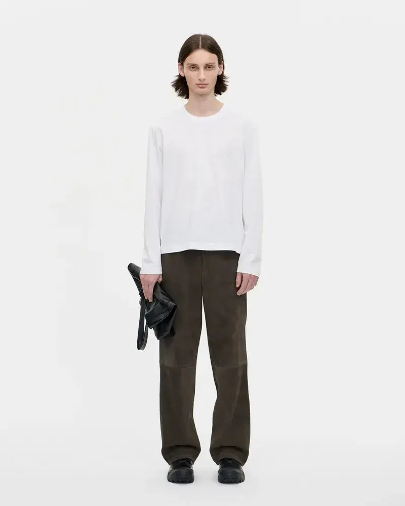 Long Sleeve Seam Tee Organic - White-Berner Kühl-W2 Store