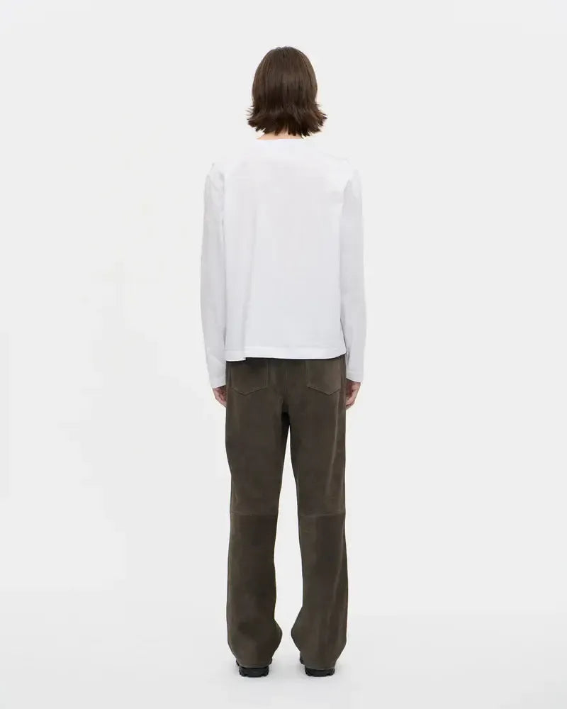 Long Sleeve Seam Tee Organic - White-Berner Kühl-W2 Store
