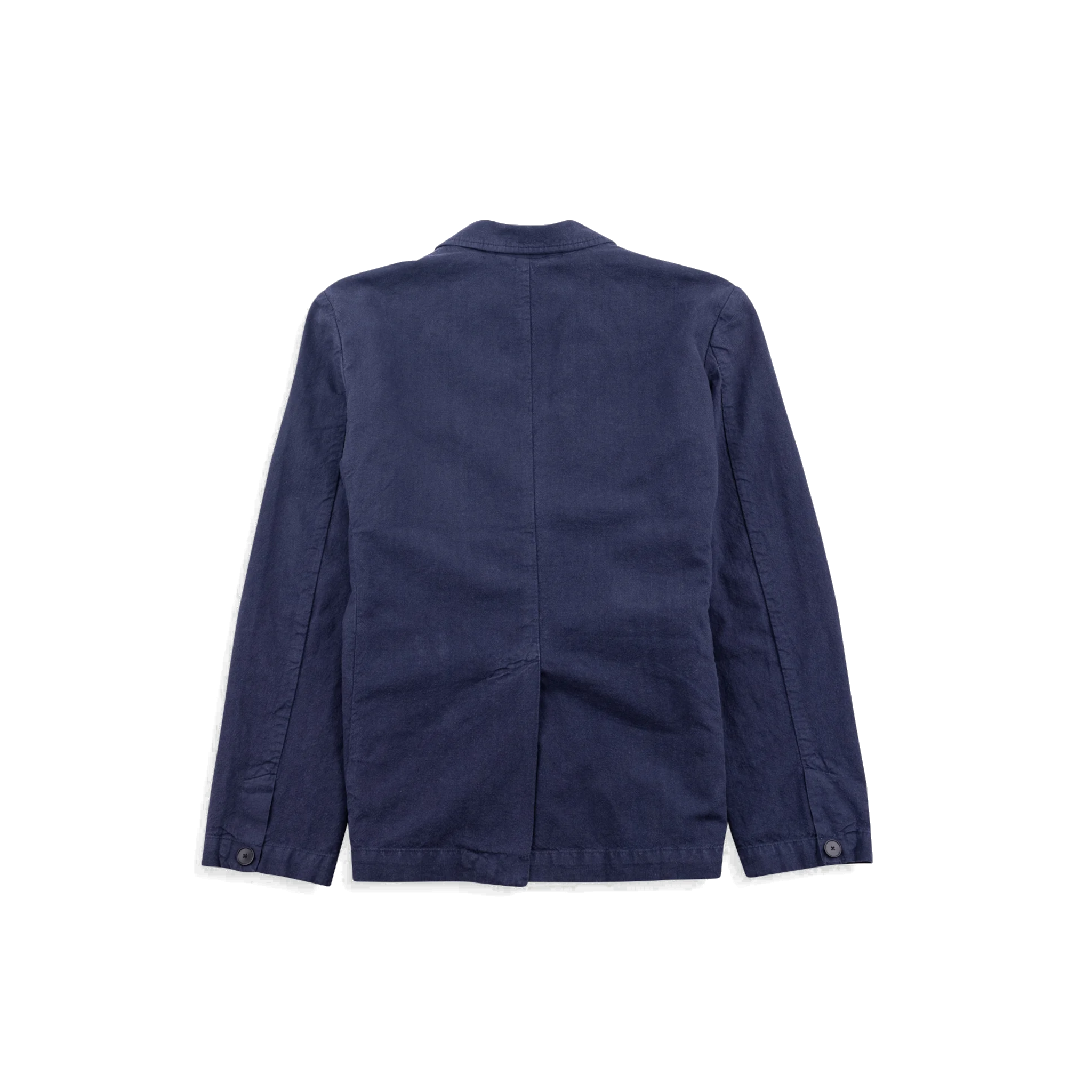 Lunar Blazer - Dark Navy Cotton Linen-Folk-W2 Store
