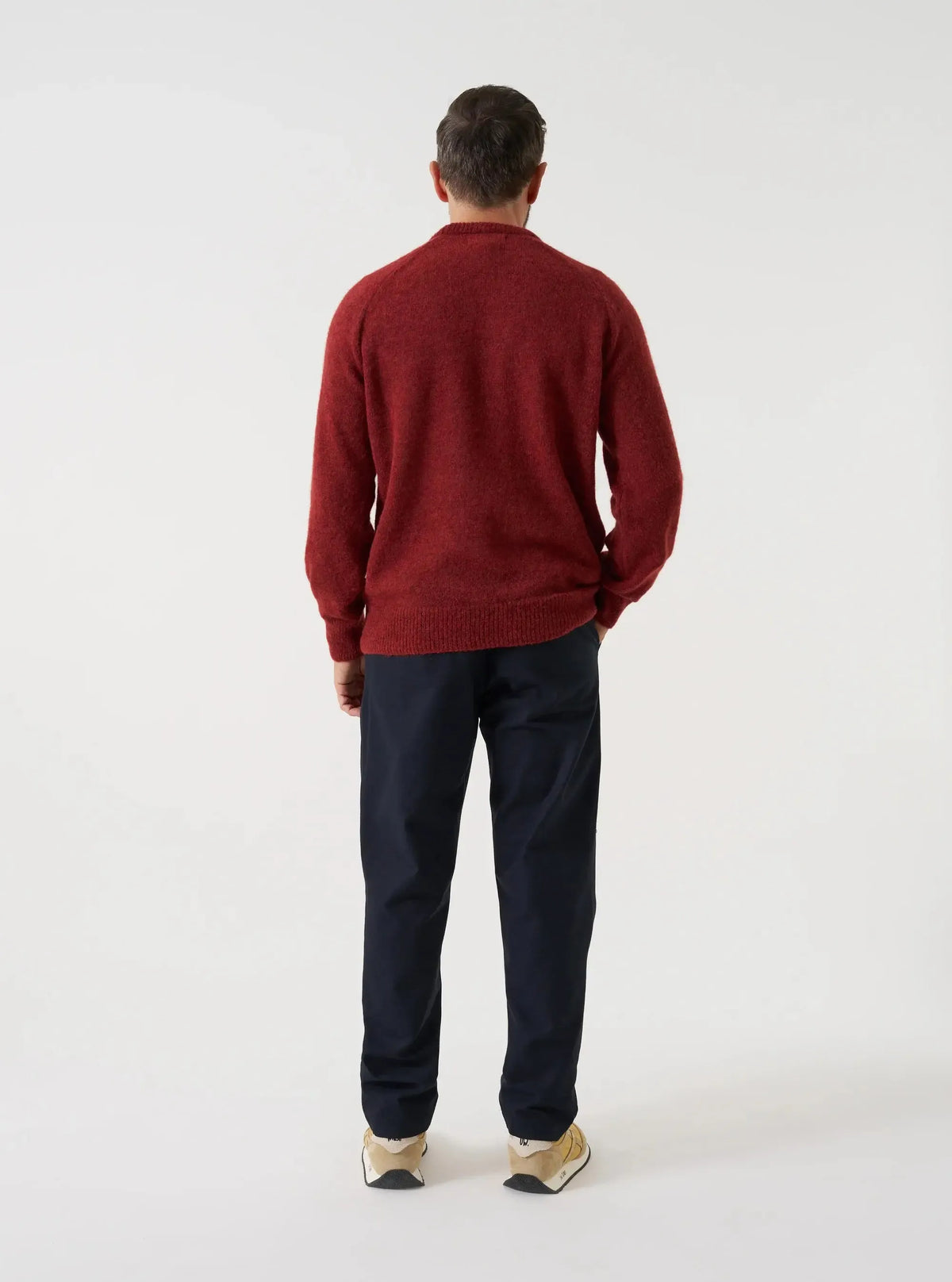 Lyon Crew Alpaca Knit Deep Orange-Universal Works-W2 Store