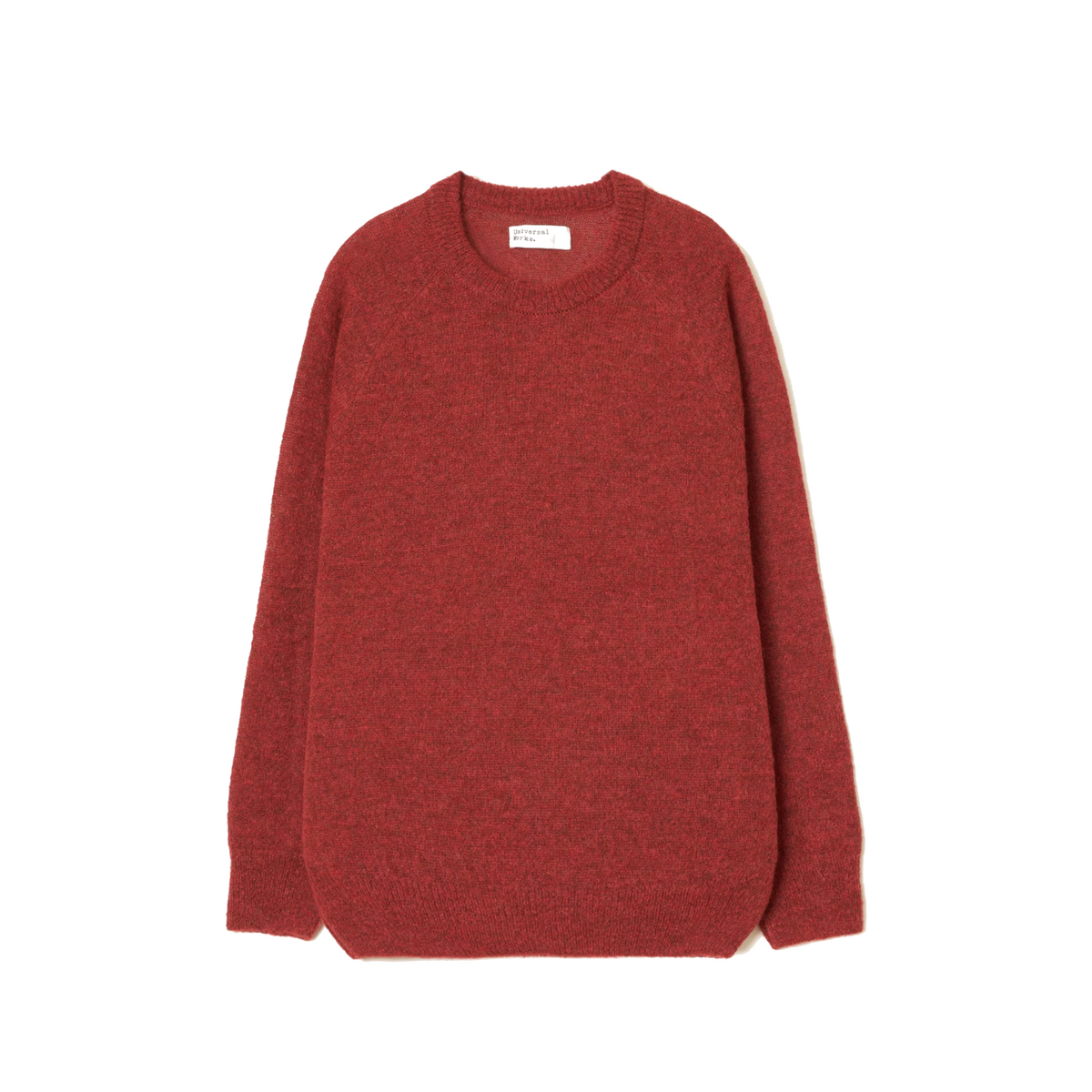 Lyon Crew Alpaca Knit Deep Orange-Universal Works-W2 Store