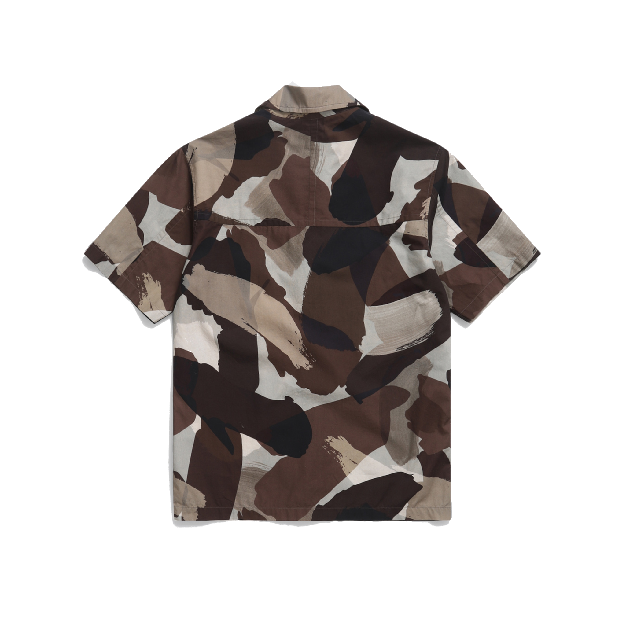 Mads Relaxed Camo Shirt SS - Espresso-Norse Projects-W2 Store