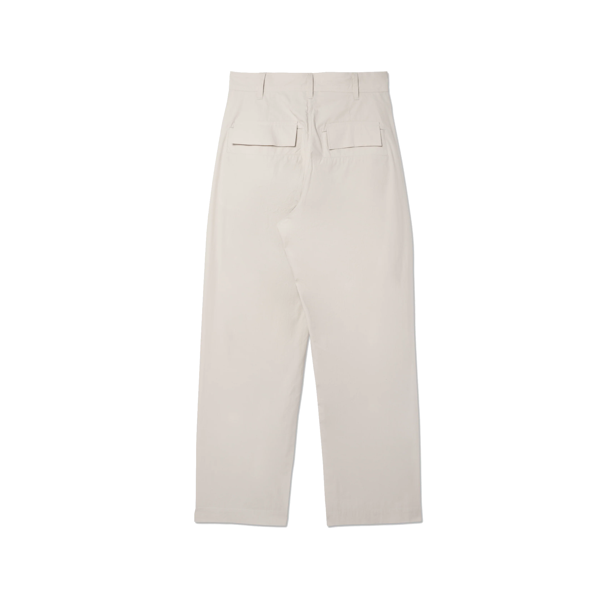 Mainichi Trouser Cotton Broad Cloth - Ivory-Sage Nation-W2 Store
