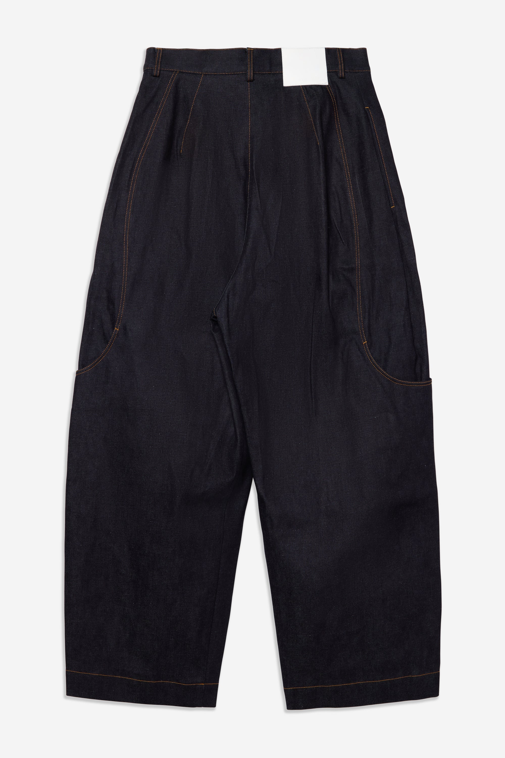 Malay Trousers - Raw Indigo Denim-Sage Nation-W2 Store
