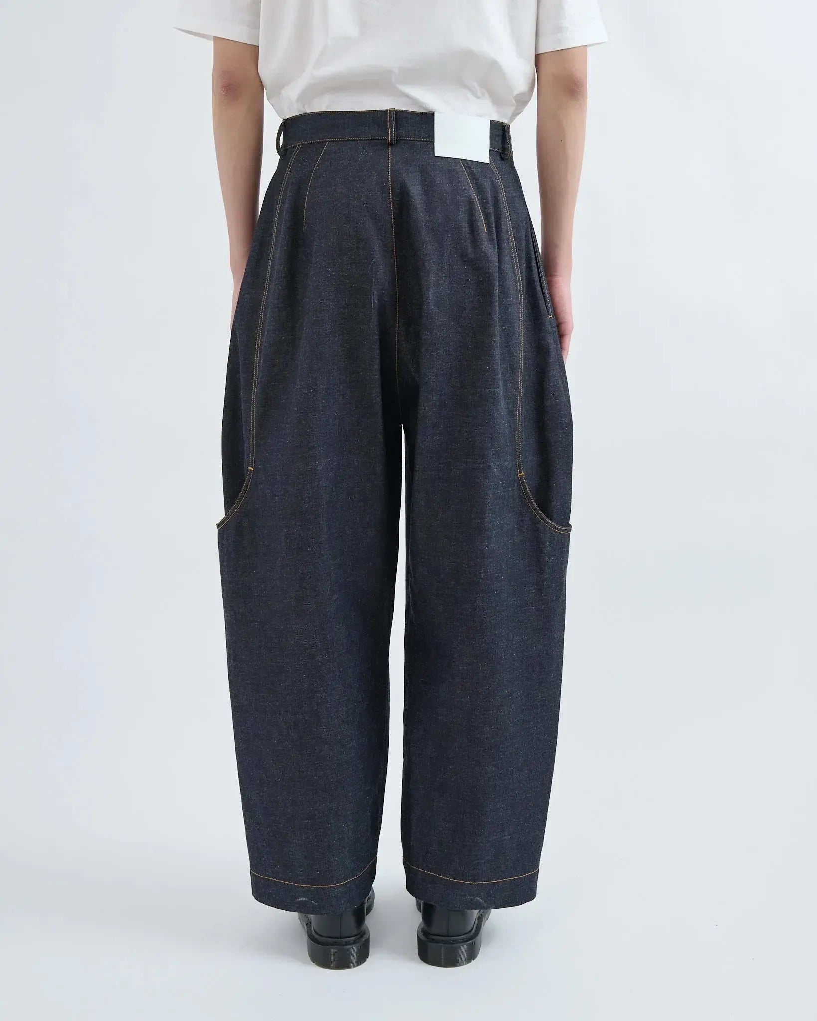 Malay Trousers - Raw Indigo Denim-Sage Nation-W2 Store