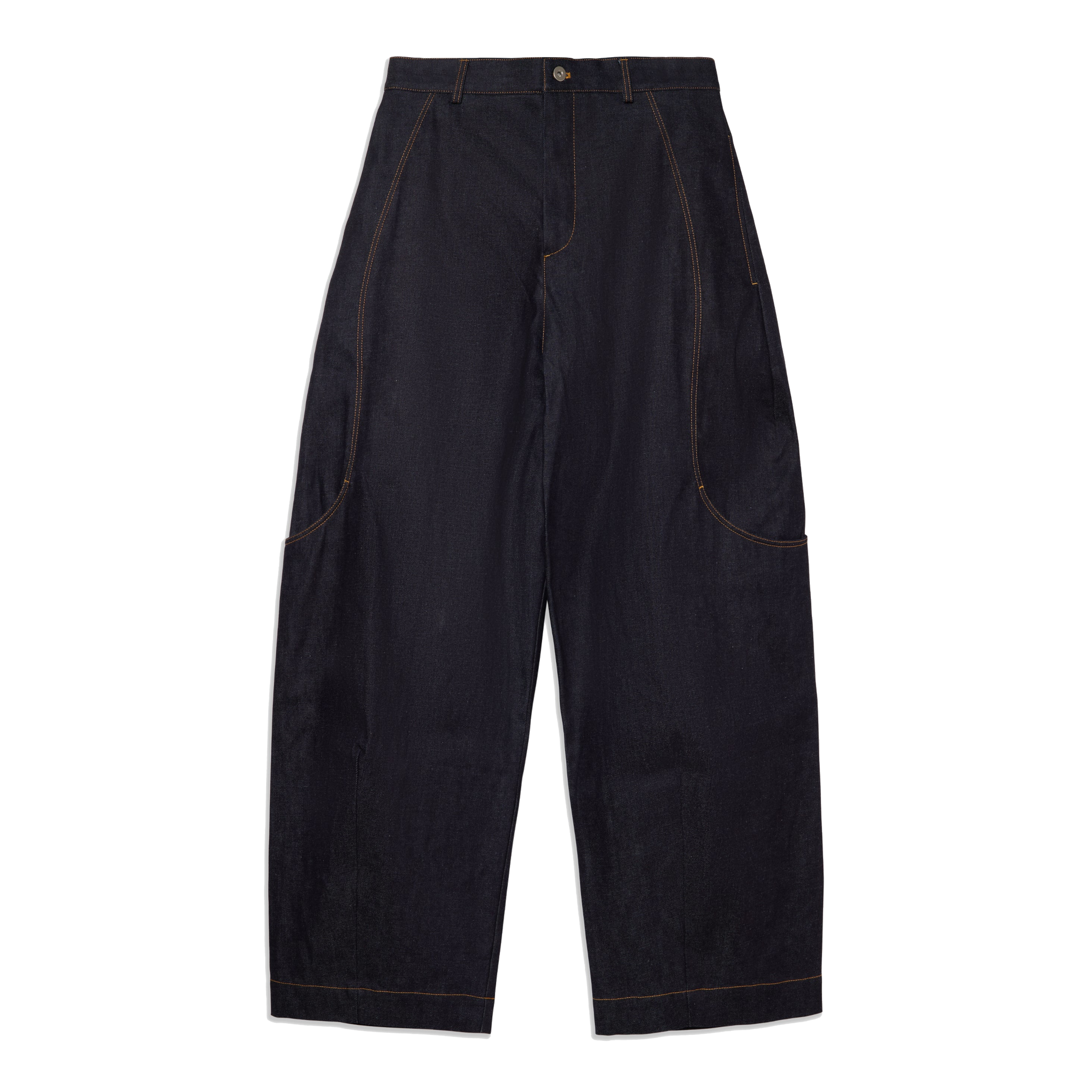 Malay Trousers - Raw Indigo Denim-Sage Nation-W2 Store