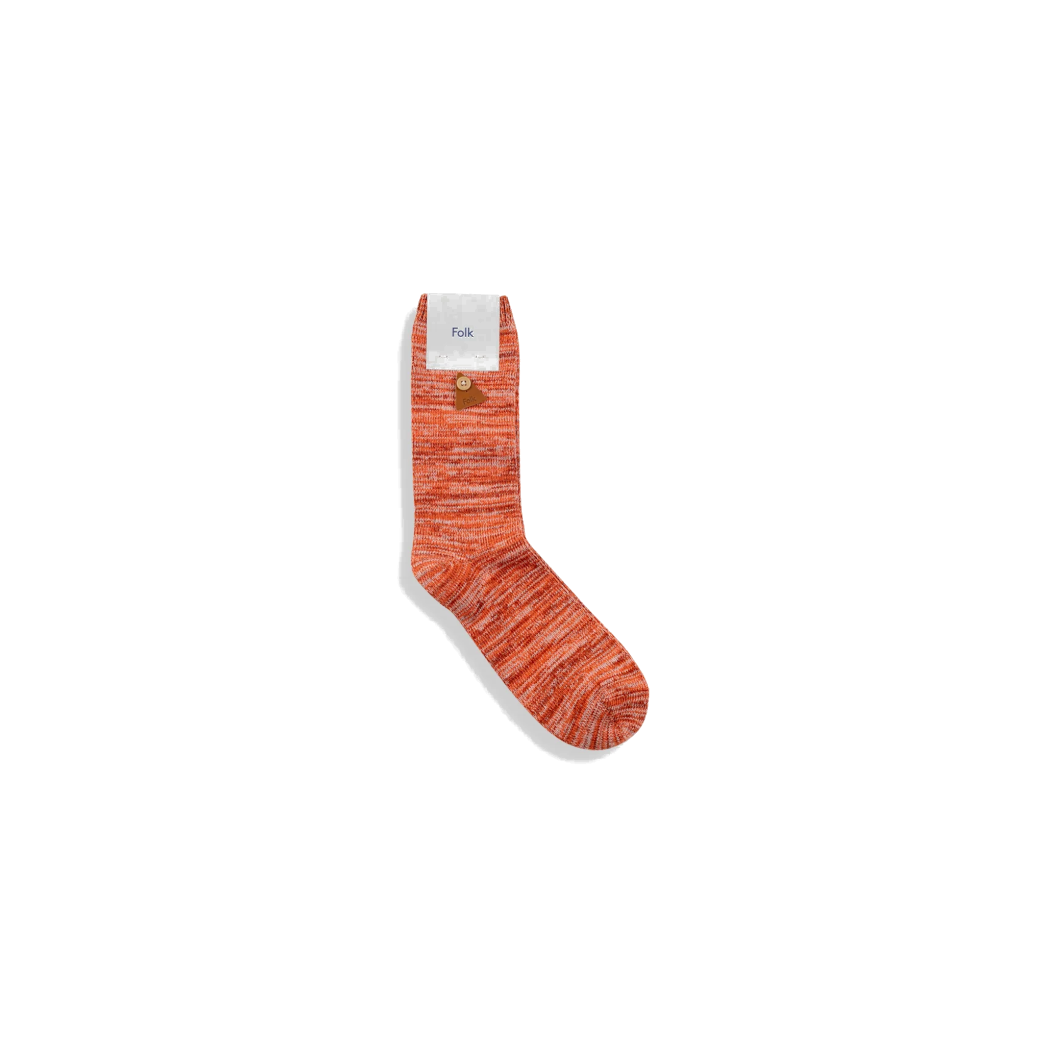 Melange Sock - Red Oxide Mix-Folk-W2 Store