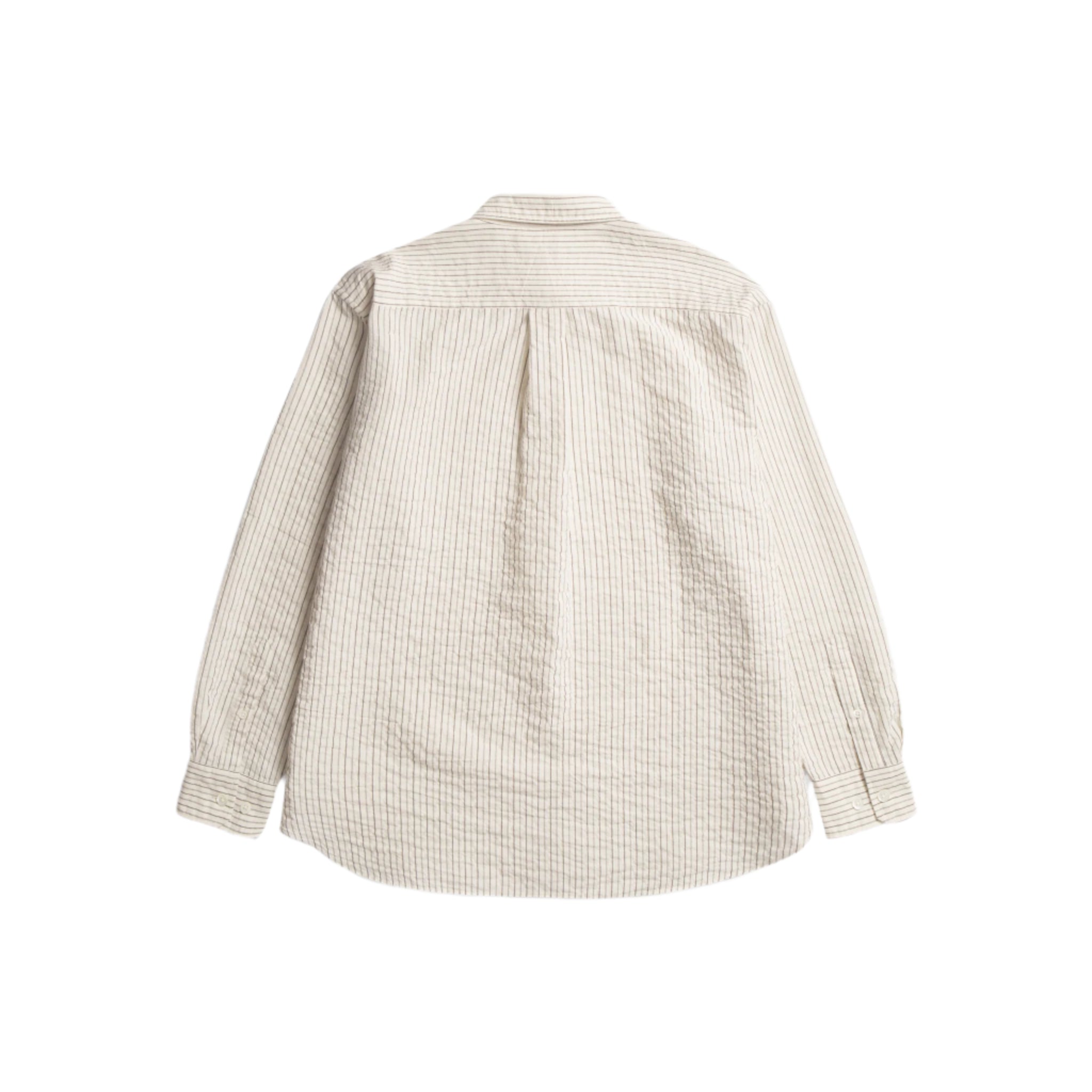 Mo Oversized Striped Shirt - Chestnut-Norse Projects-W2 Store