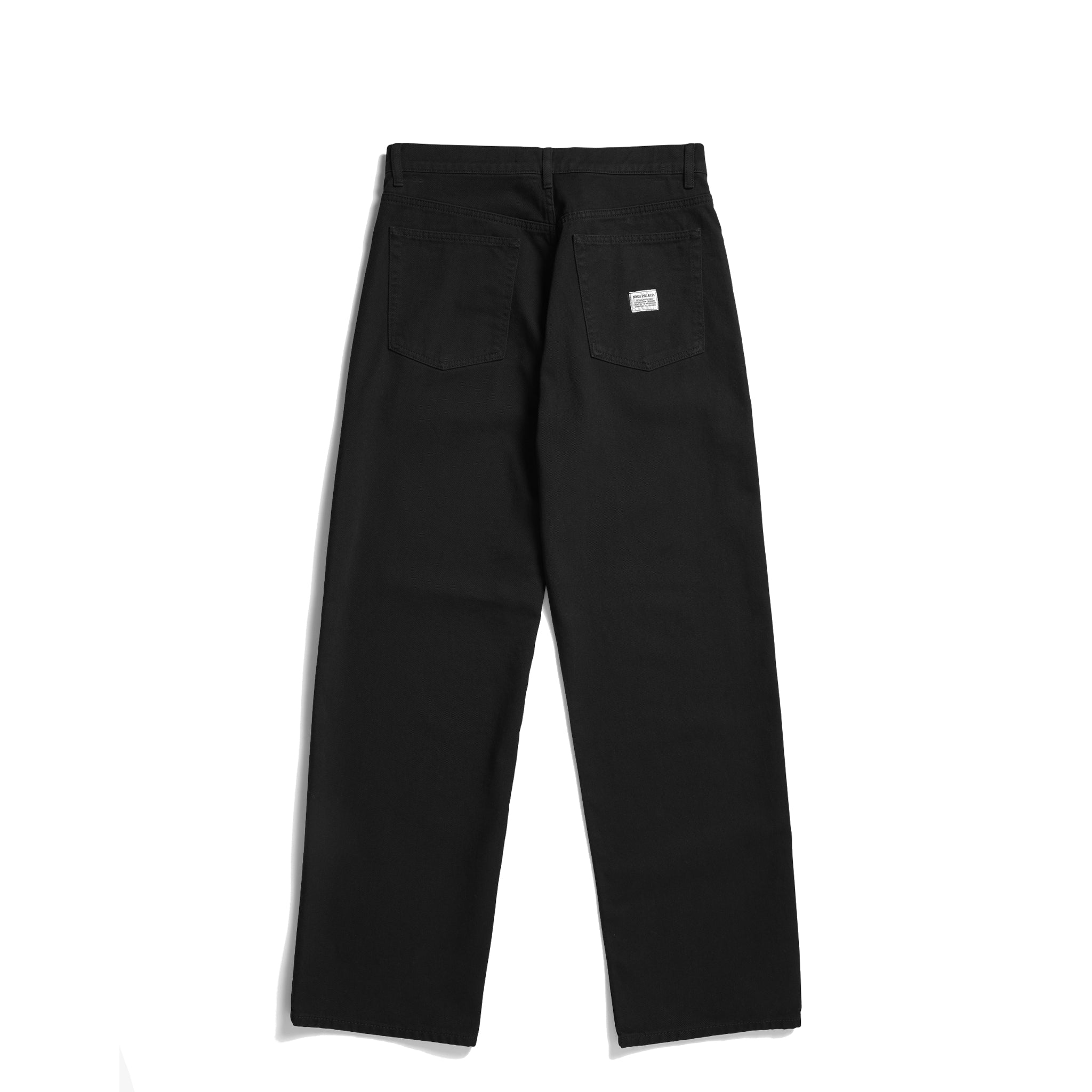Mogens Relaxed 5 Pocket Heavy Twill - Black-Norse Projects-W2 Store