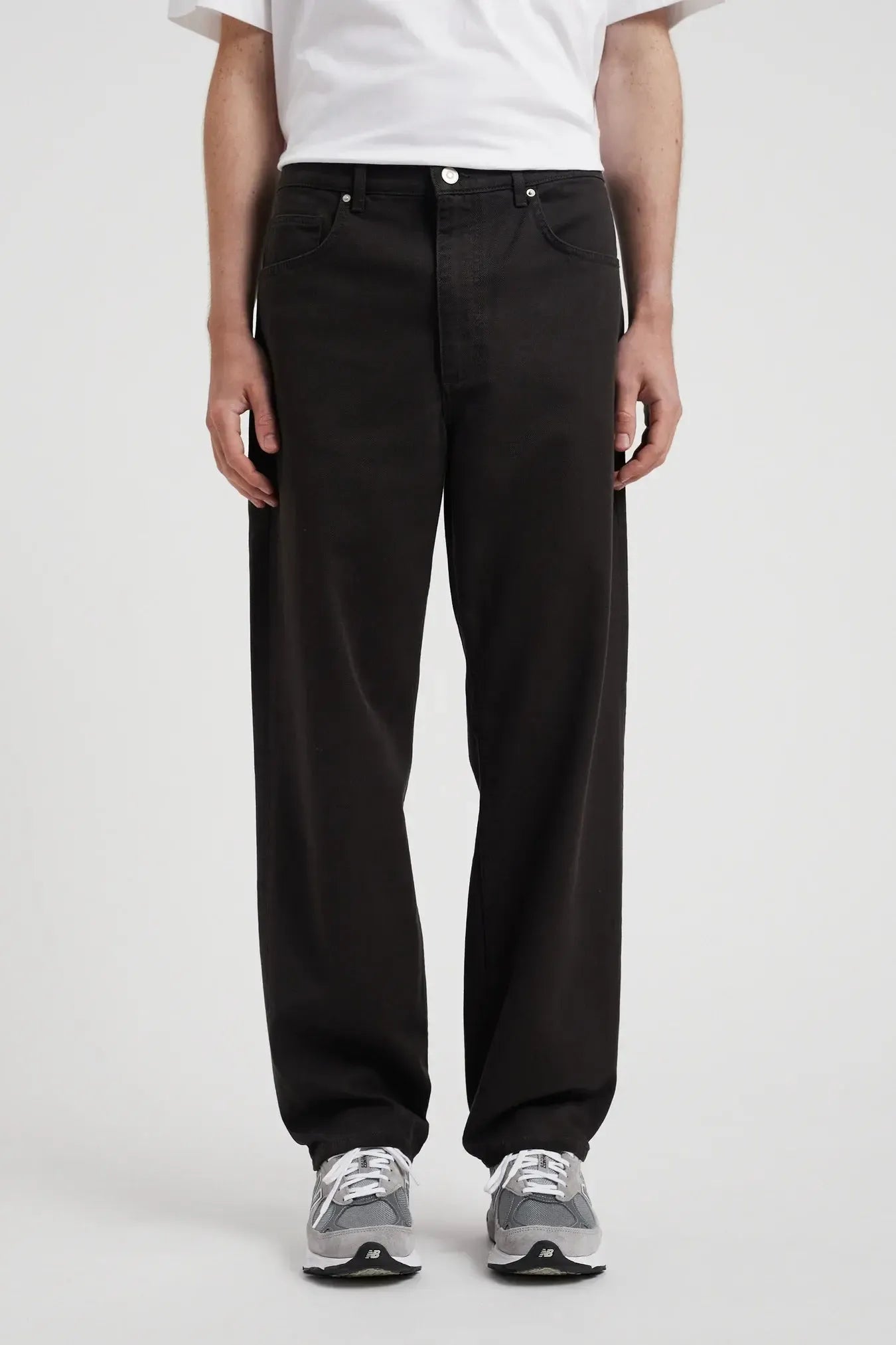 Mogens Relaxed 5 Pocket Heavy Twill - Black-Norse Projects-W2 Store