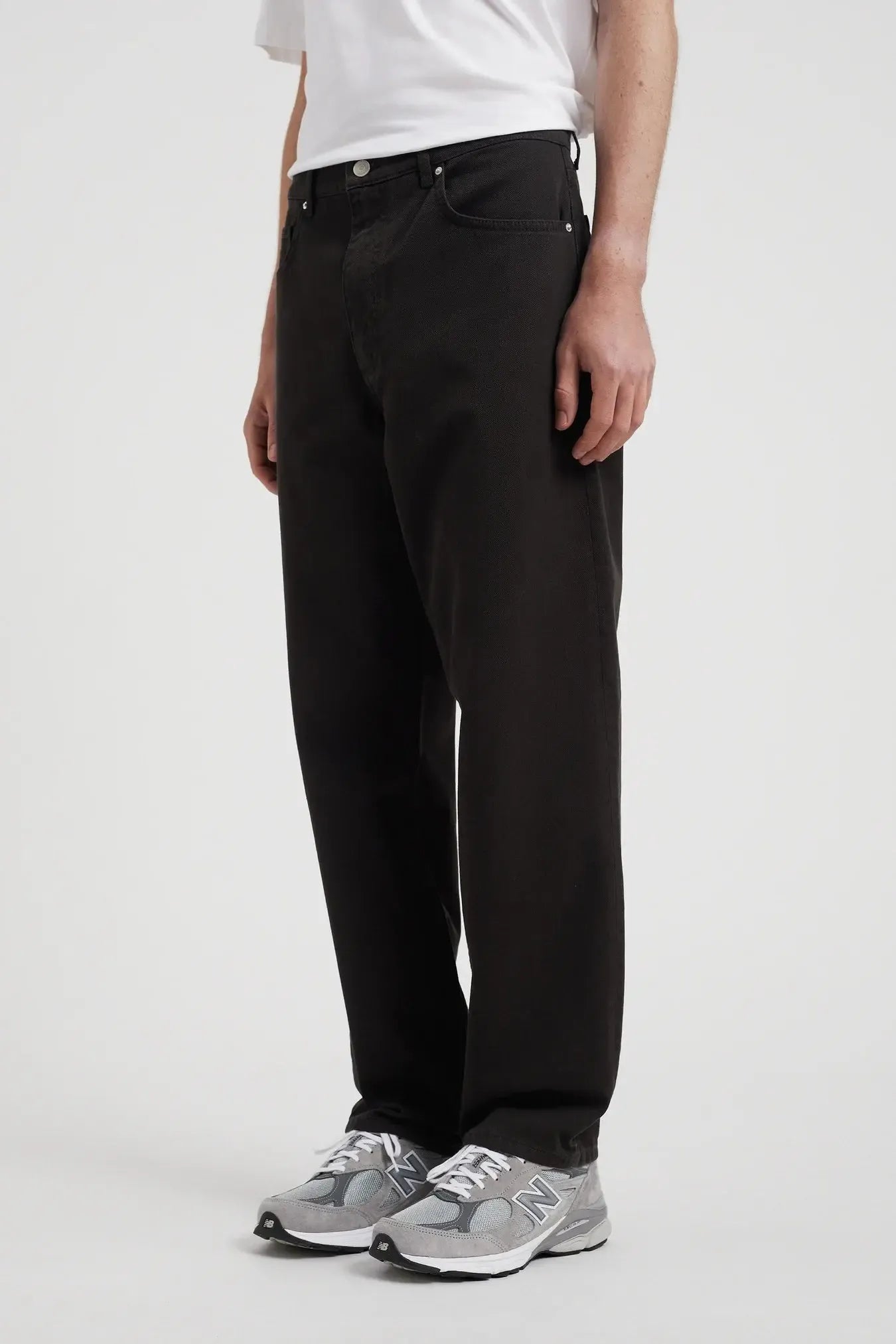Mogens Relaxed 5 Pocket Heavy Twill - Black-Norse Projects-W2 Store