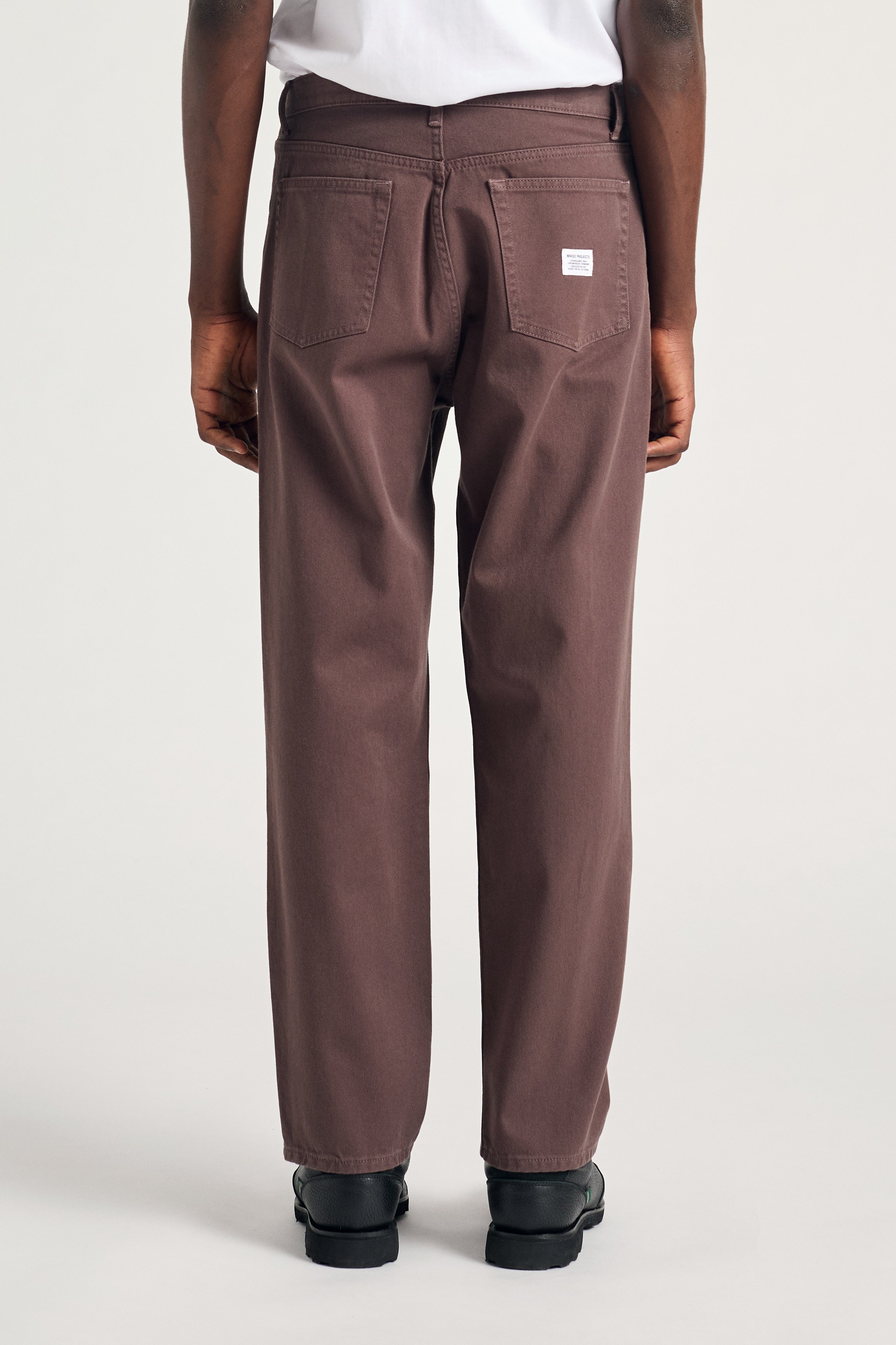 Mogens Relaxed 5 Pocket Heavy Twill - Seal Brown-Norse Projects-W2 Store
