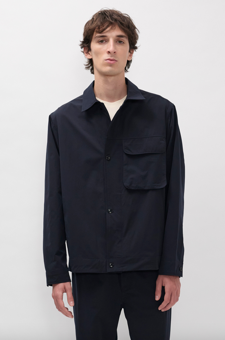 Mols Commuter Overshirt - Dark Navy-Norse Projects-W2 Store