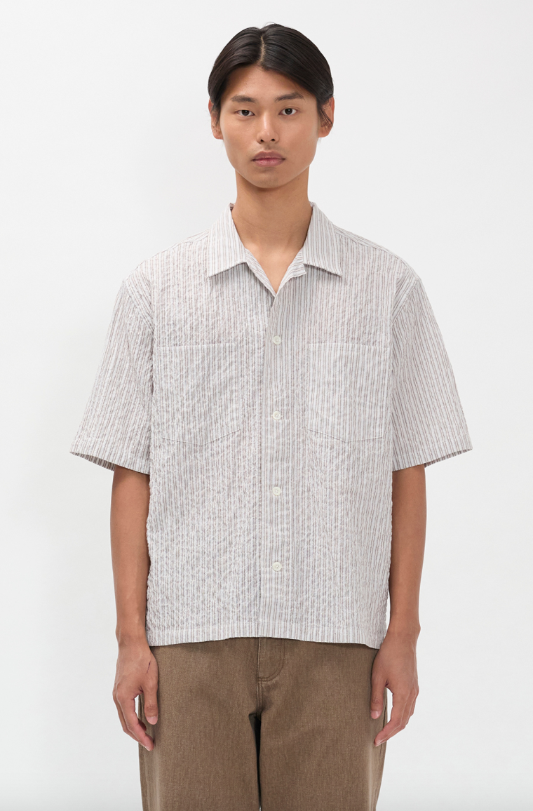 Mols Striped SS Camp Shirt - Multi Color Stripe-Norse Projects-W2 Store