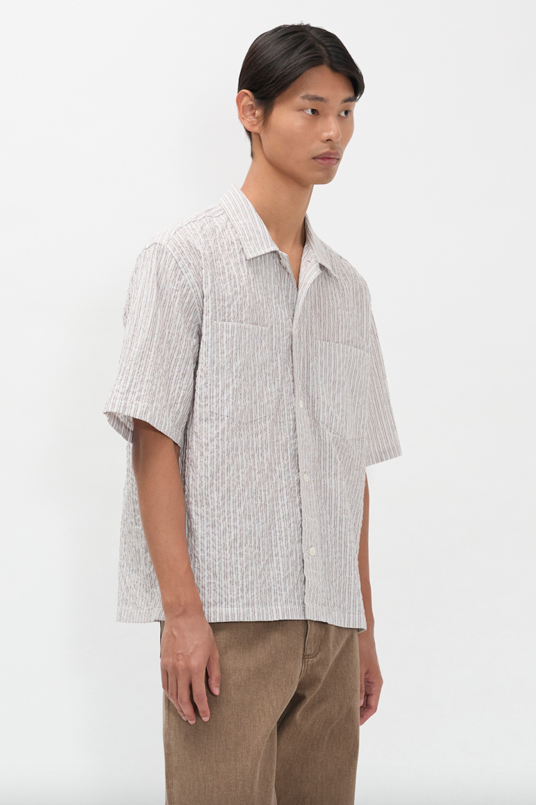 Mols Striped SS Camp Shirt - Multi Color Stripe-Norse Projects-W2 Store