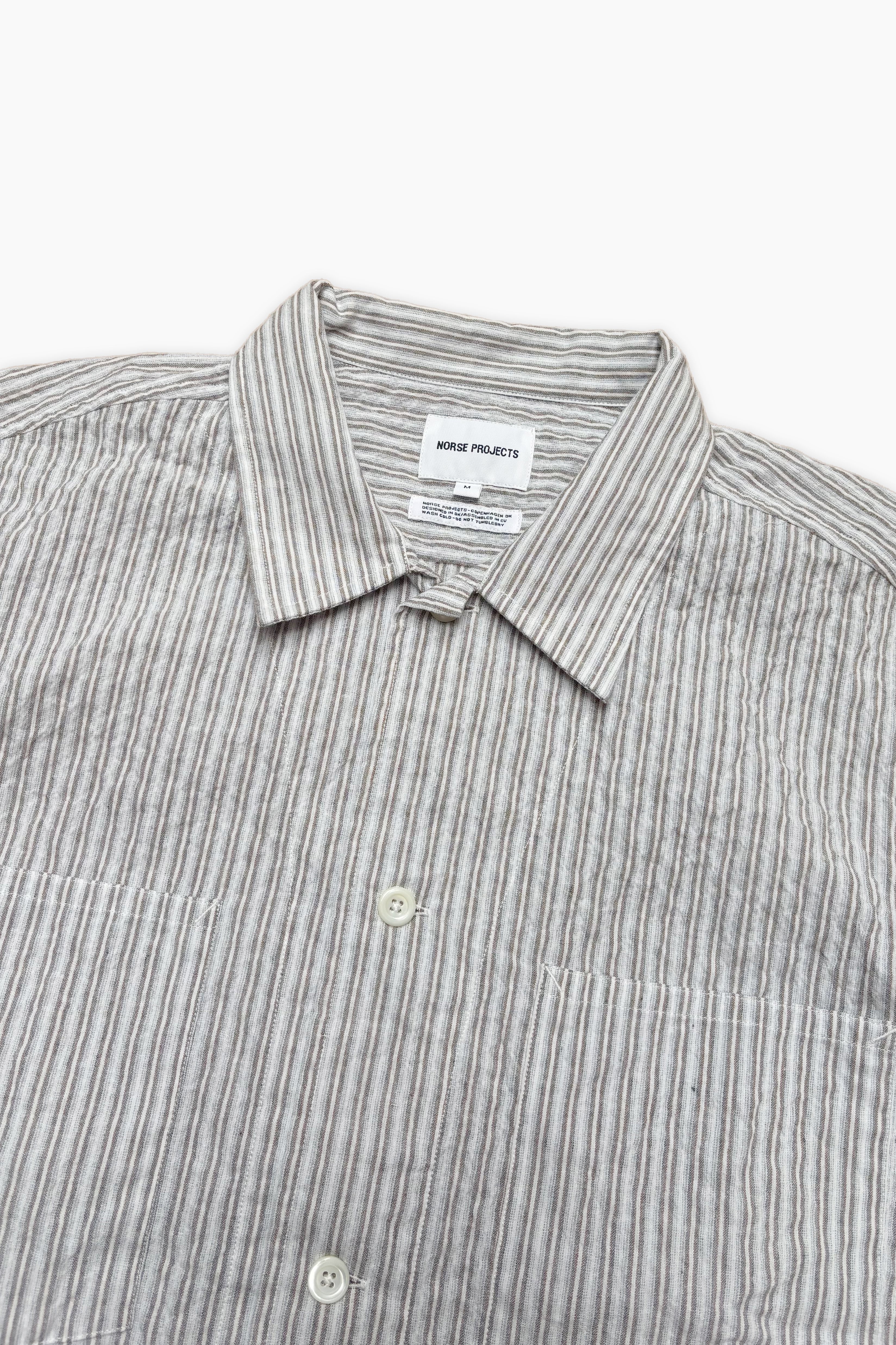 Mols Striped SS Camp Shirt - Multi Color Stripe-Norse Projects-W2 Store