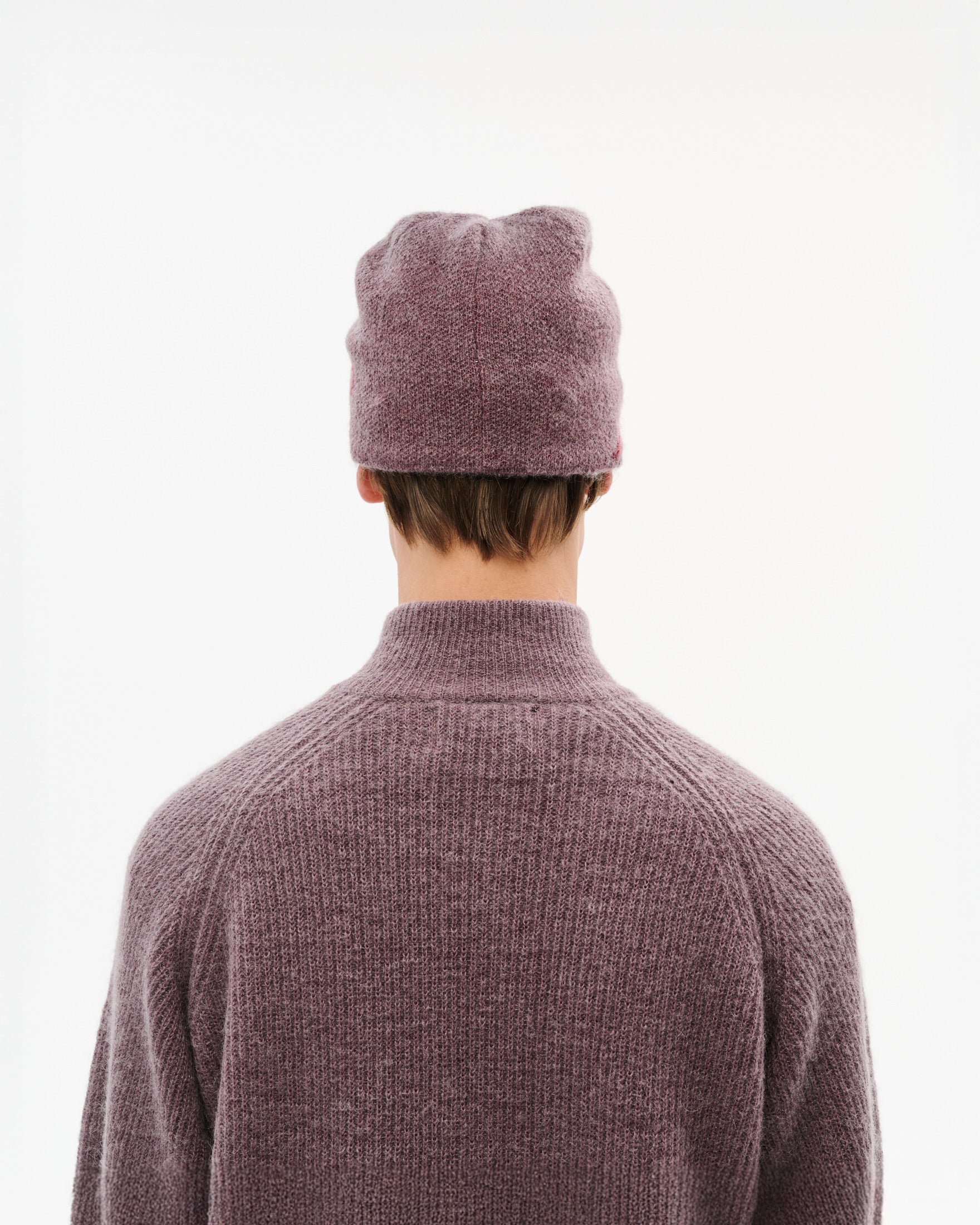 Moscot Mohair Mixed Knit Beanie - Maroon-Hiking Patrol-W2 Store