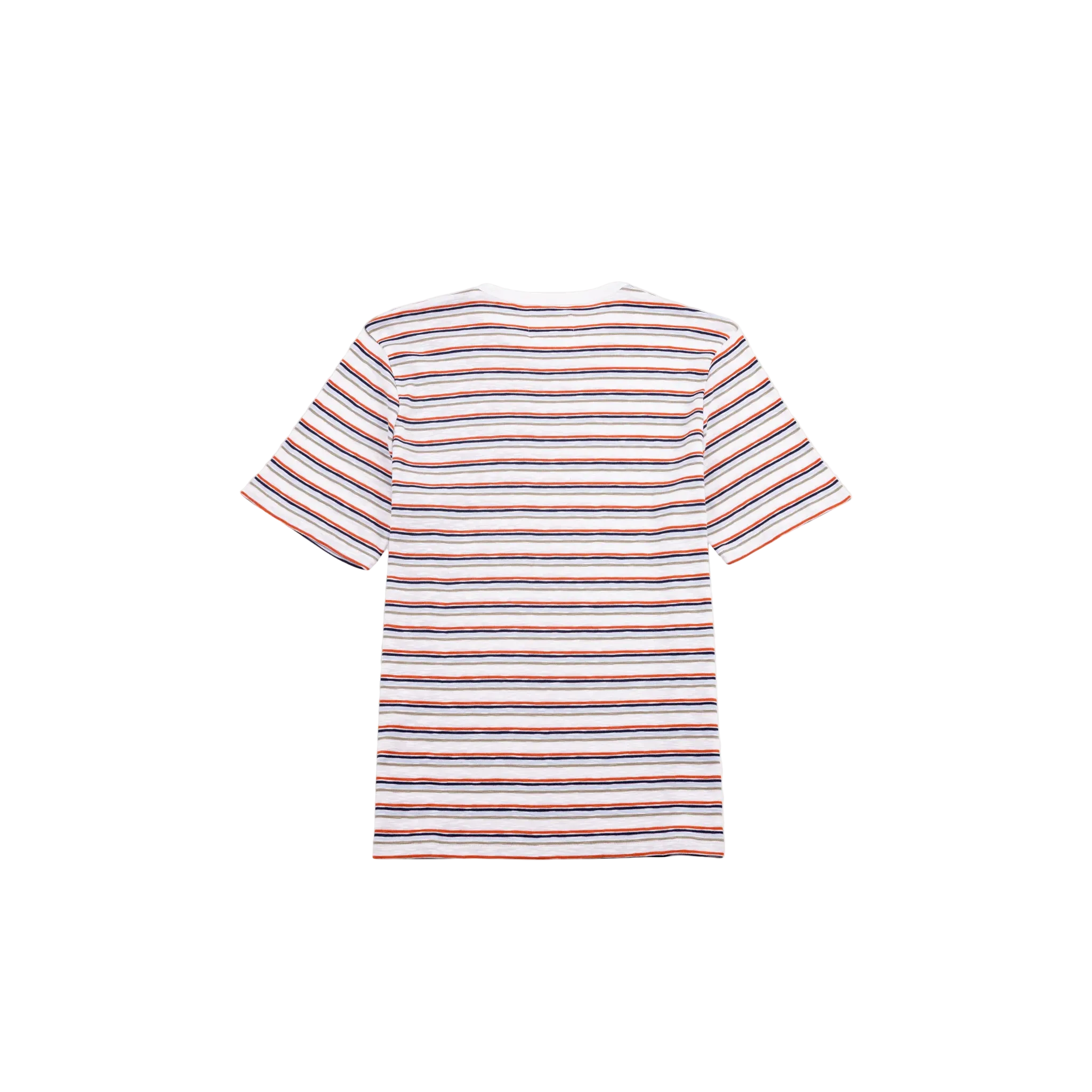 Multistripe T-Shirt - Ecru/ Red Oxide Mix-Folk-W2 Store