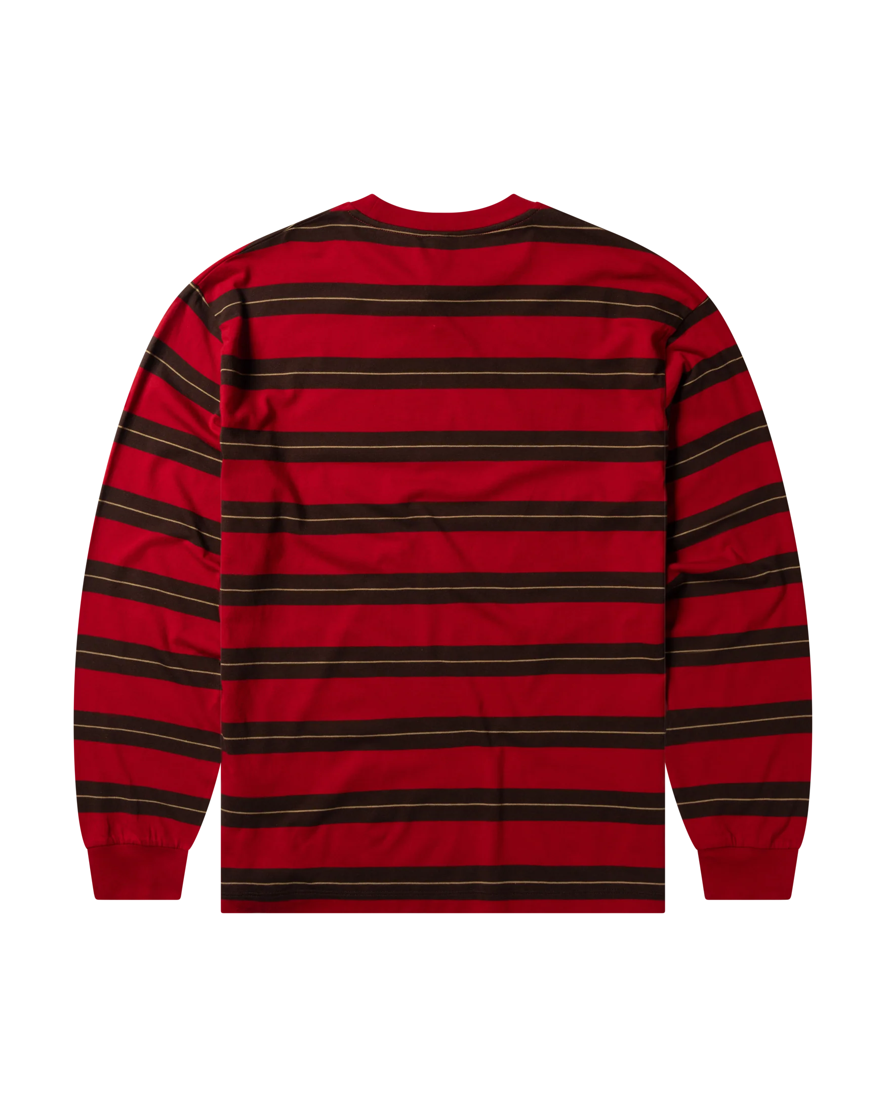 No Problemo Striped Long Sleeve T-Shirt  - Red