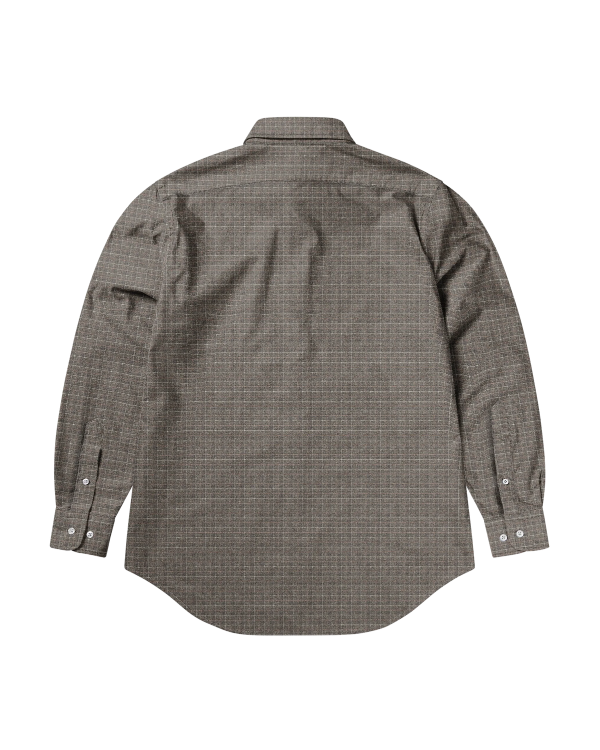 Flag Pocket Long Sleeve Shirt - Brown