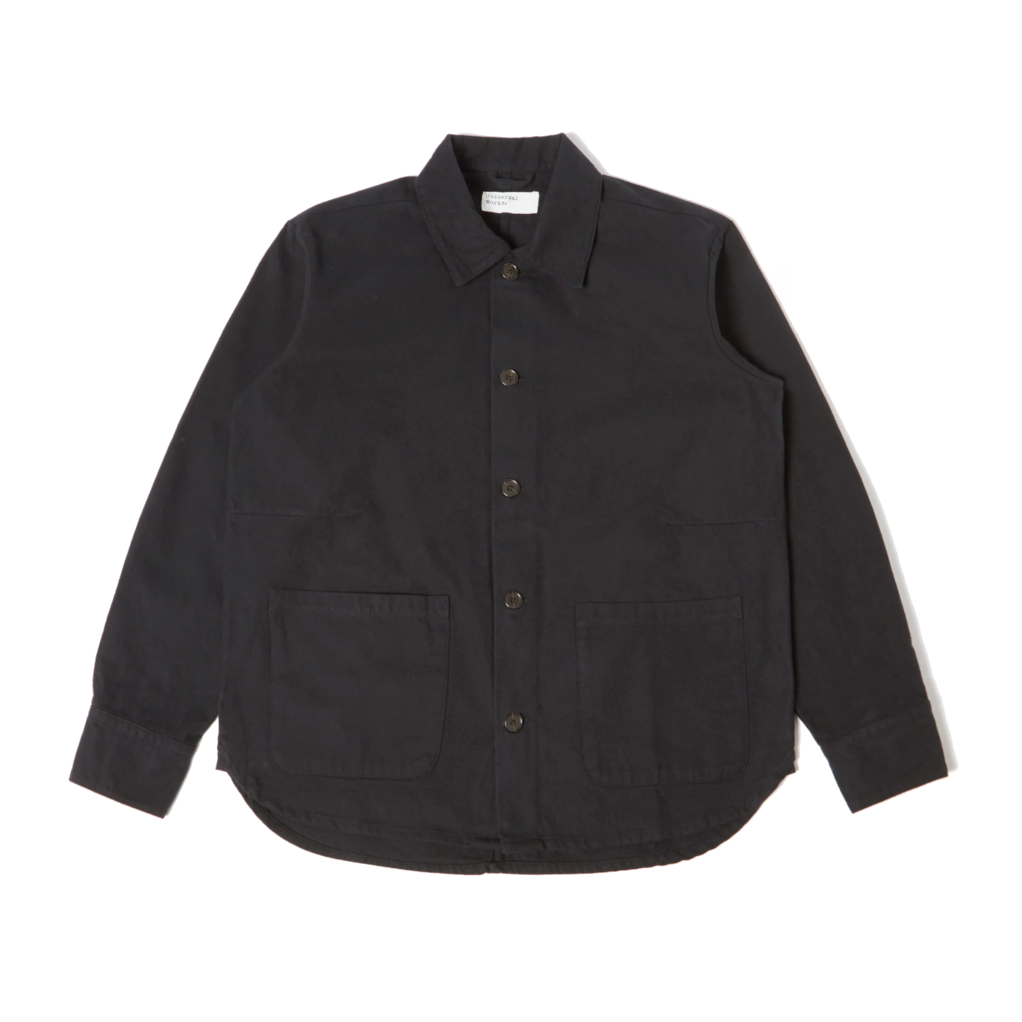 Nebraska Cotton Travail Overshirt - Black-Universal Works-W2 Store