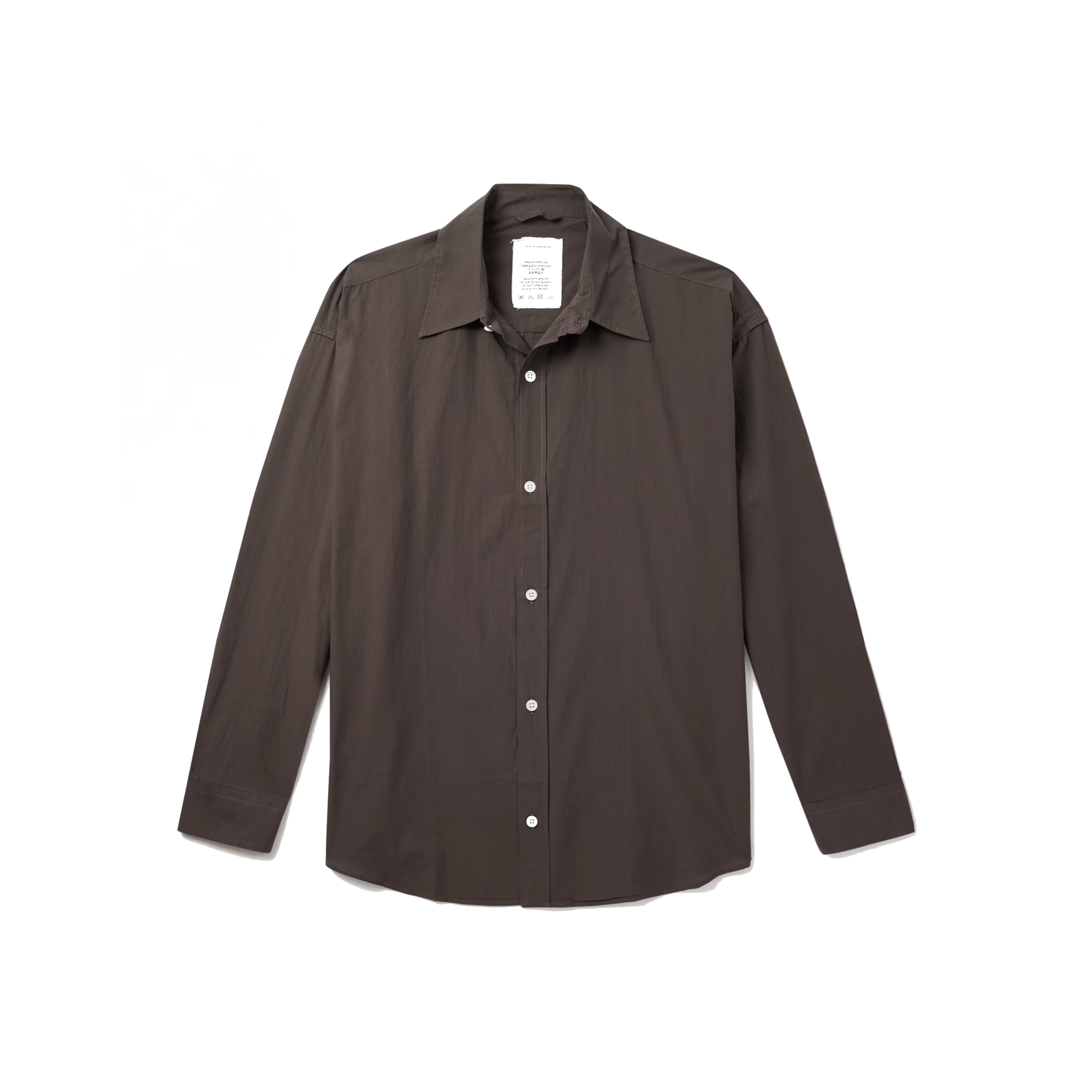 Network Shirt - Brown Micro Structure-mfpen-W2 Store
