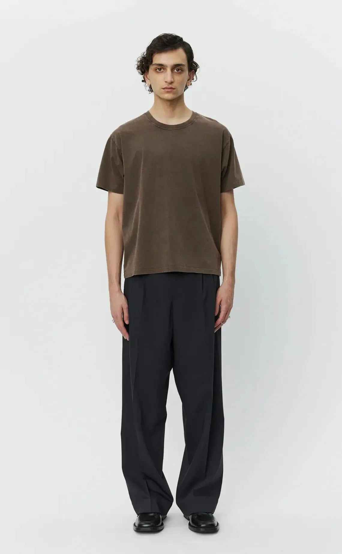 New Tee - Washed Brown-mfpen-W2 Store